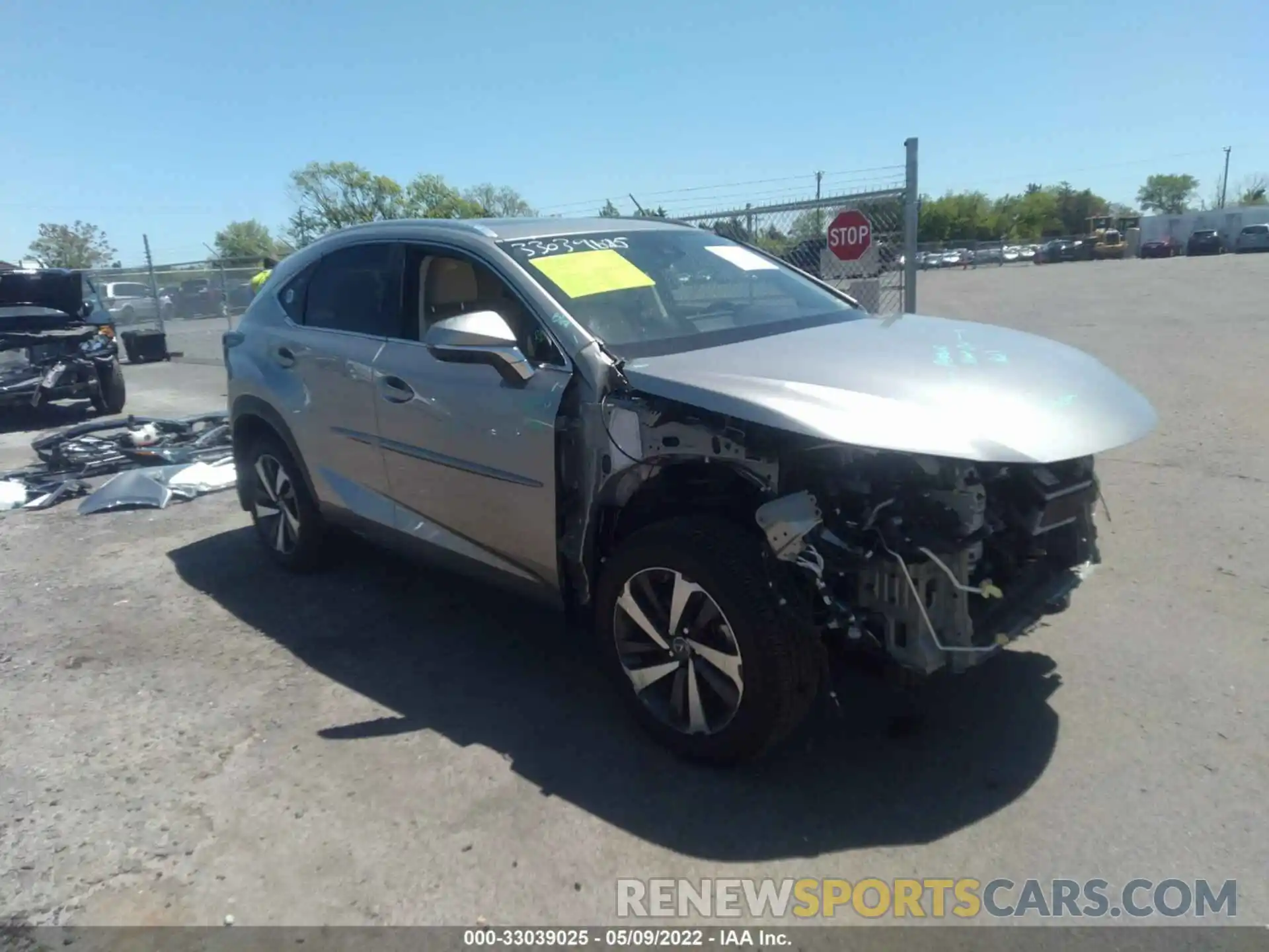 1 Photograph of a damaged car JTJGARDZ6L5004695 LEXUS NX 2020