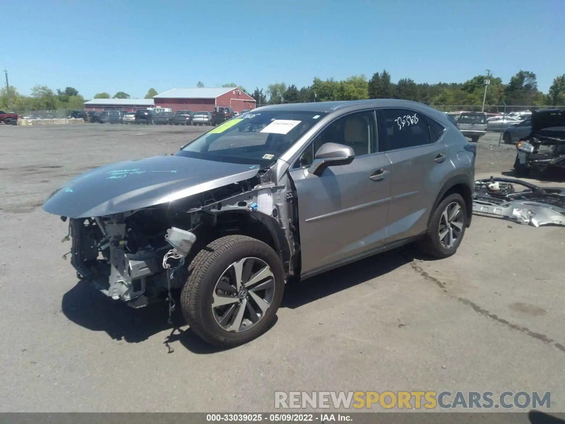 2 Фотография поврежденного автомобиля JTJGARDZ6L5004695 LEXUS NX 2020