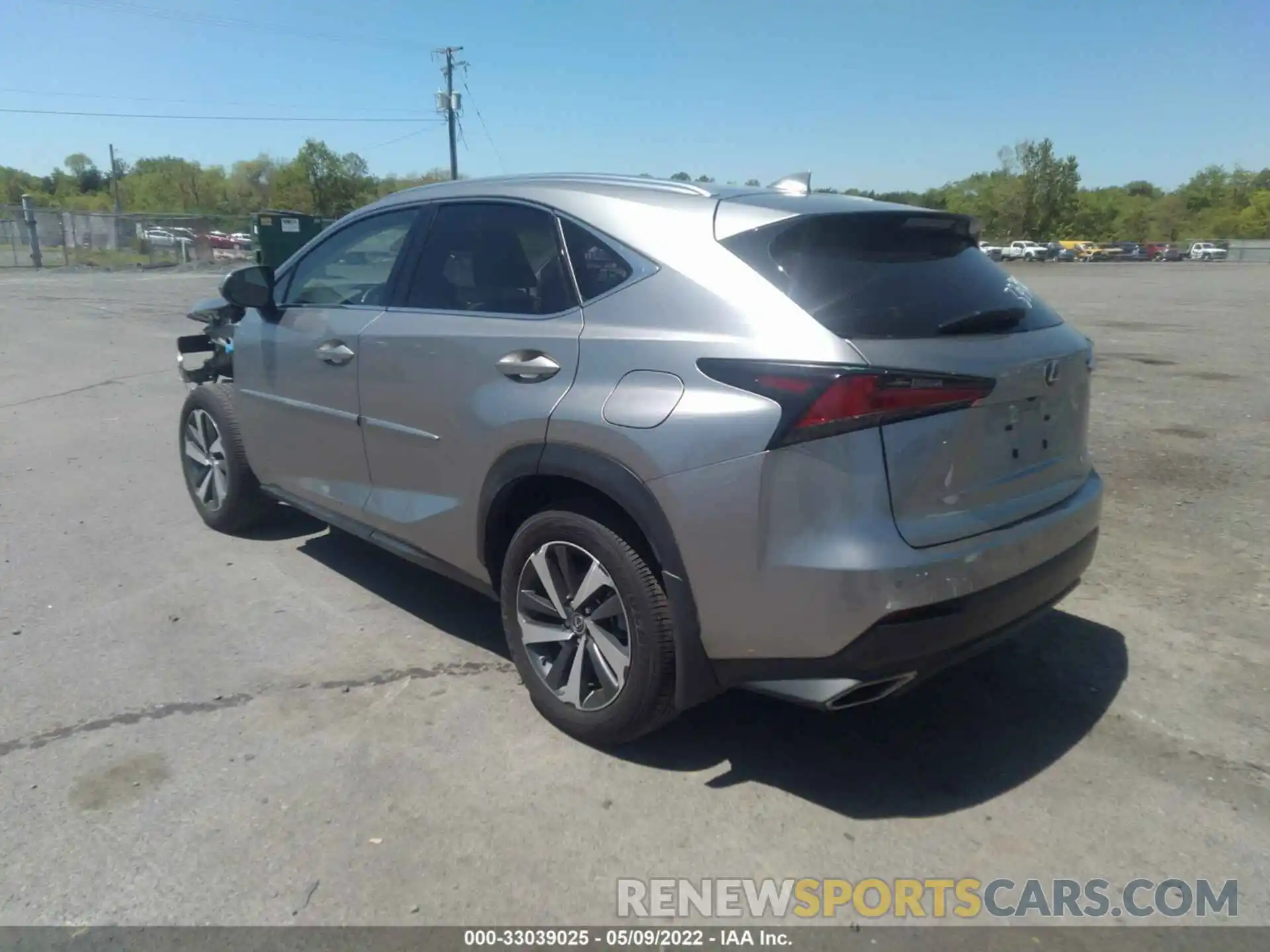 3 Фотография поврежденного автомобиля JTJGARDZ6L5004695 LEXUS NX 2020