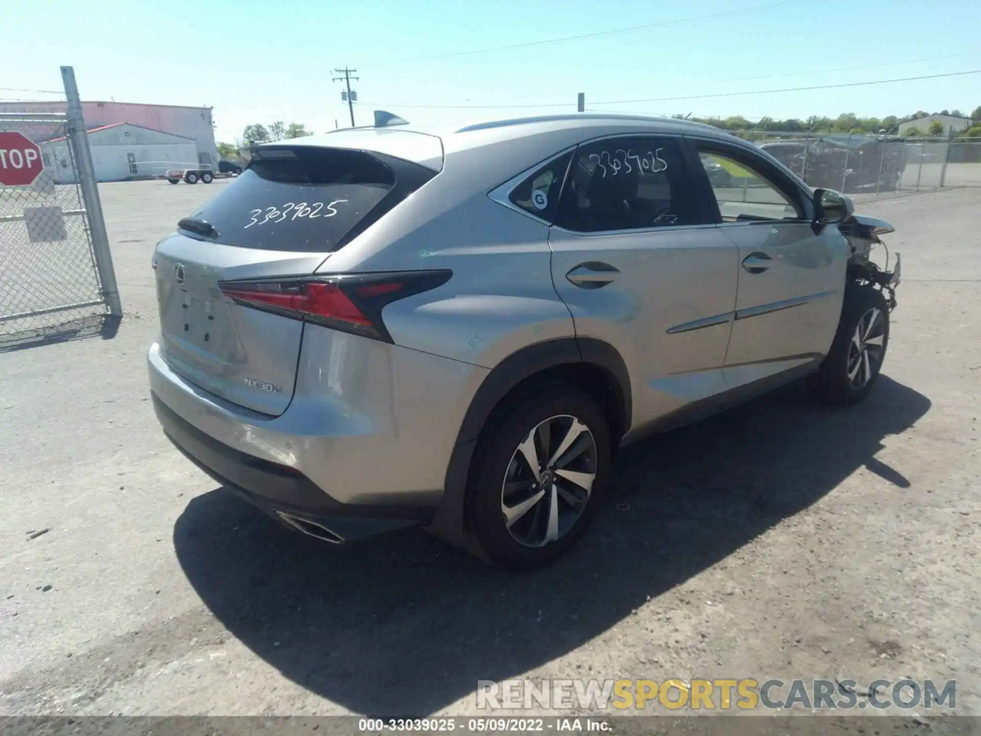 4 Photograph of a damaged car JTJGARDZ6L5004695 LEXUS NX 2020