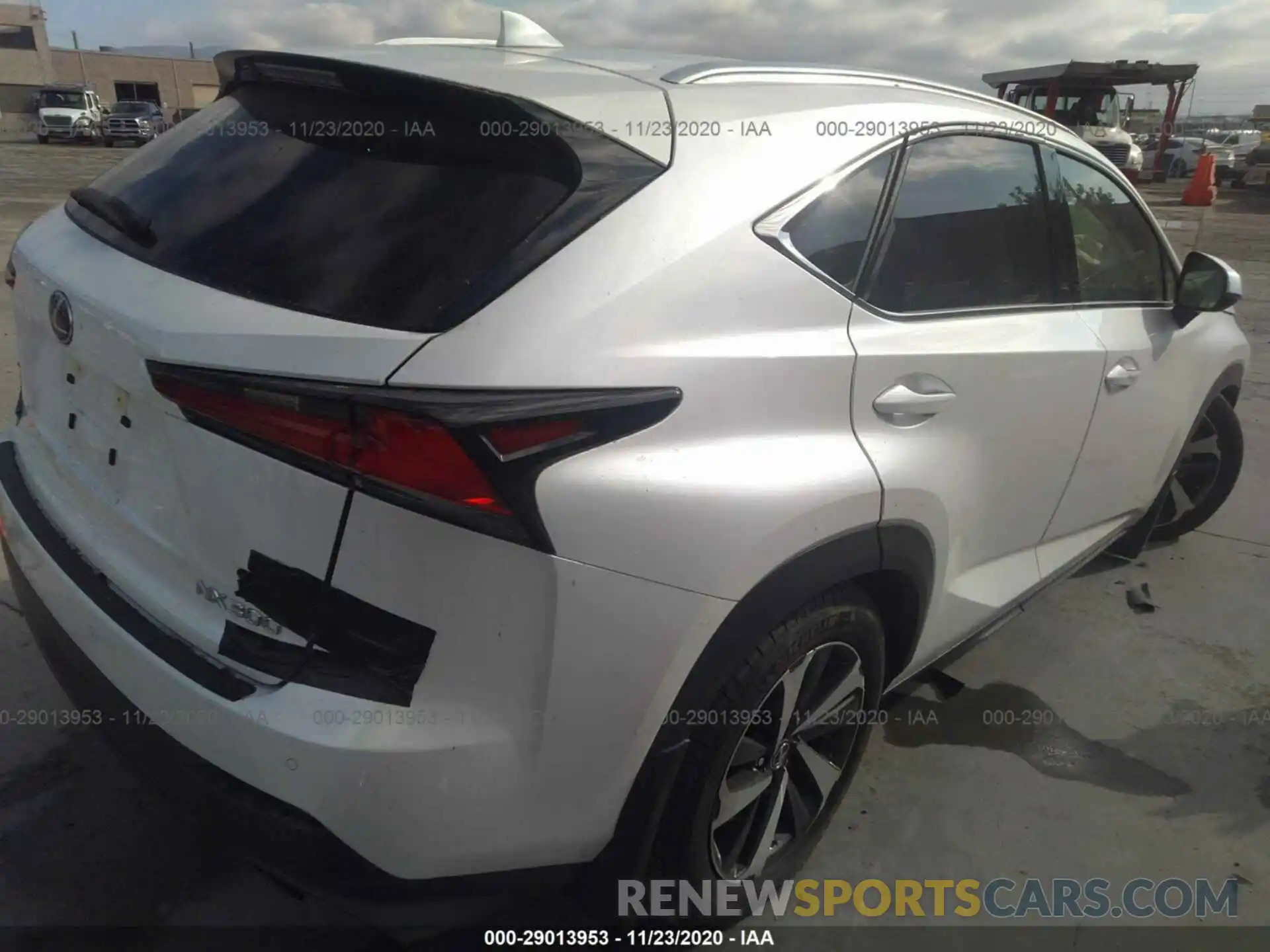 4 Фотография поврежденного автомобиля JTJGARDZ6L5008987 LEXUS NX 2020