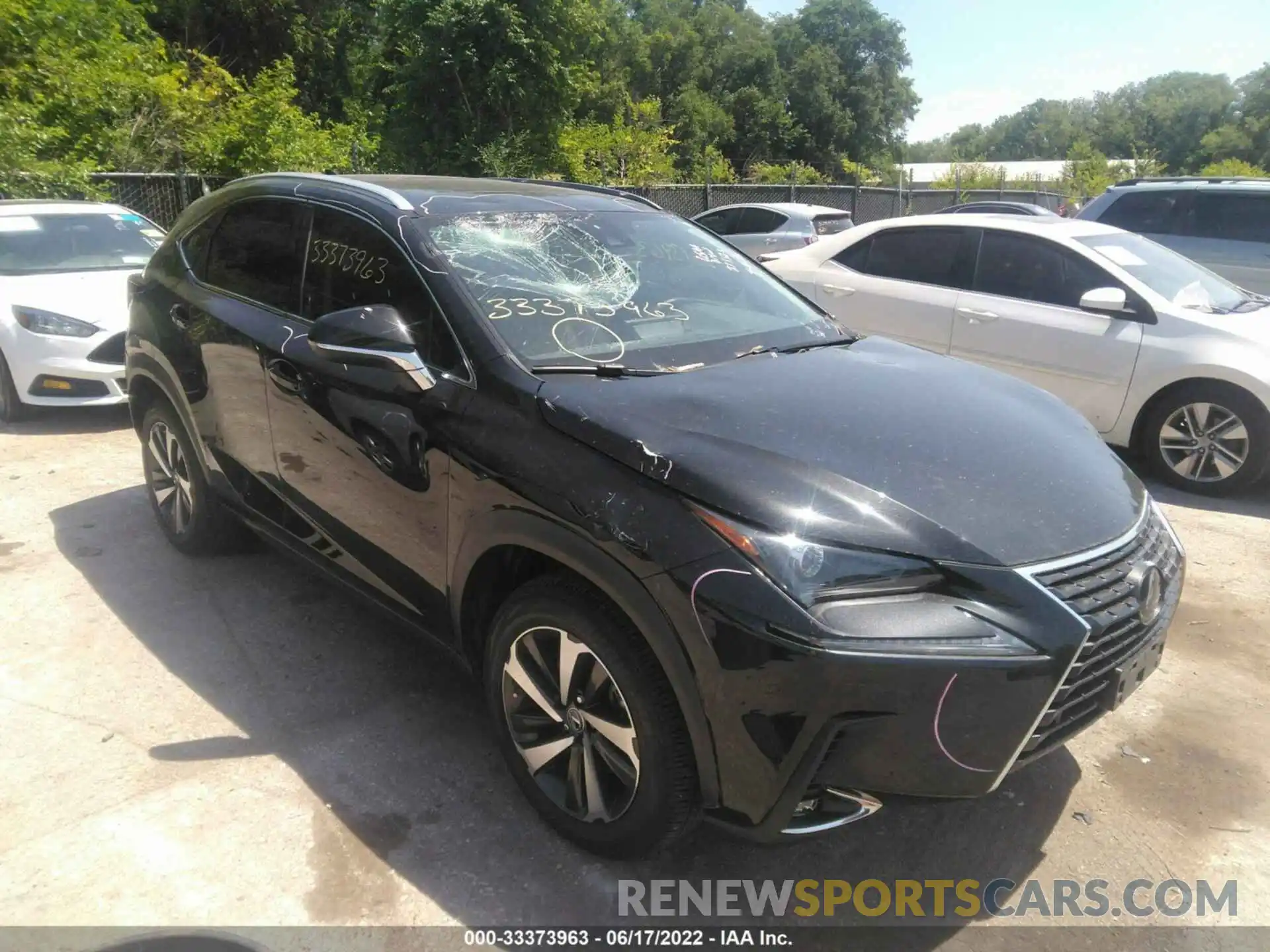 1 Photograph of a damaged car JTJGARDZ7L2226681 LEXUS NX 2020