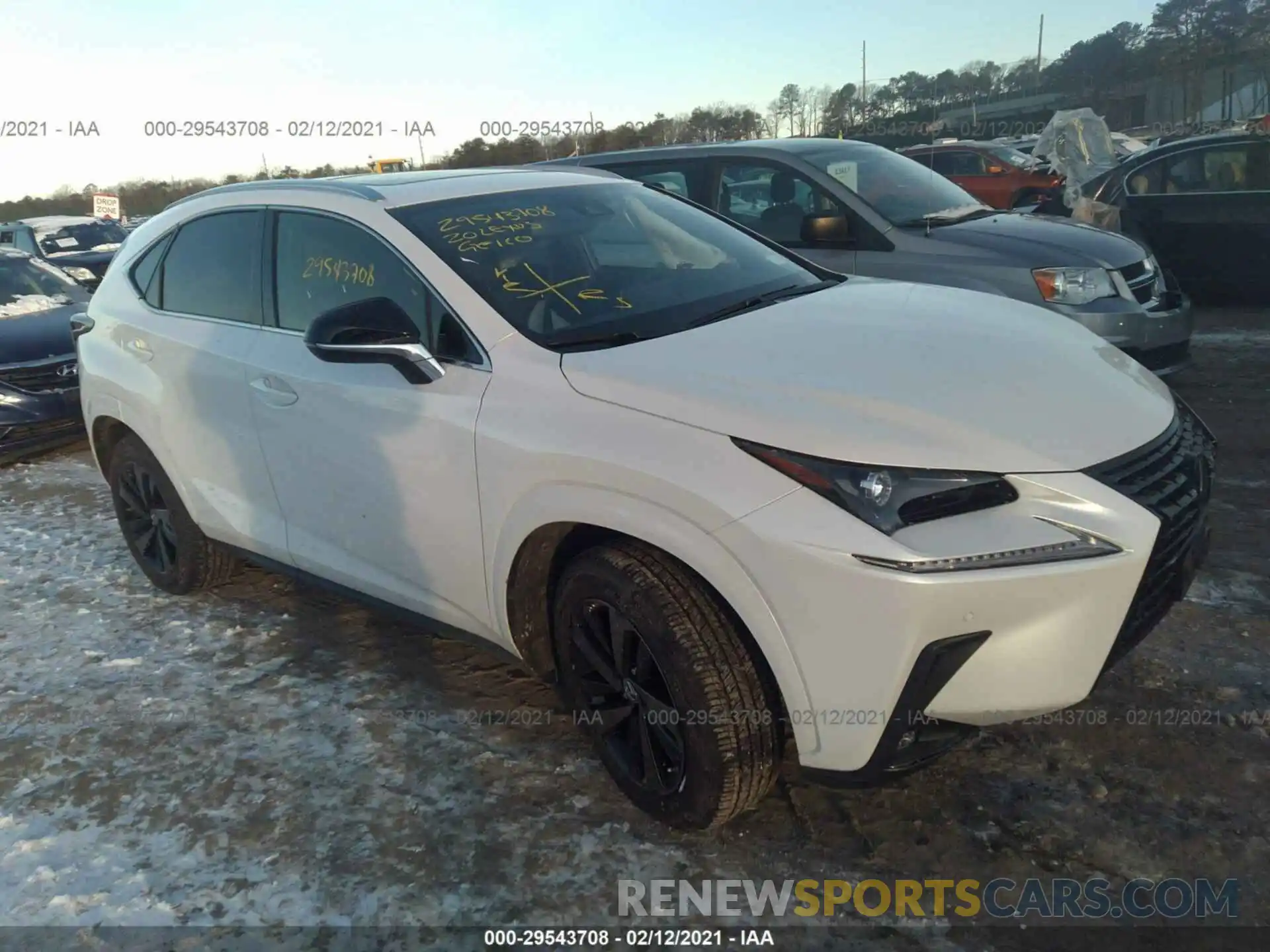 1 Фотография поврежденного автомобиля JTJGARDZ7L2229225 LEXUS NX 2020