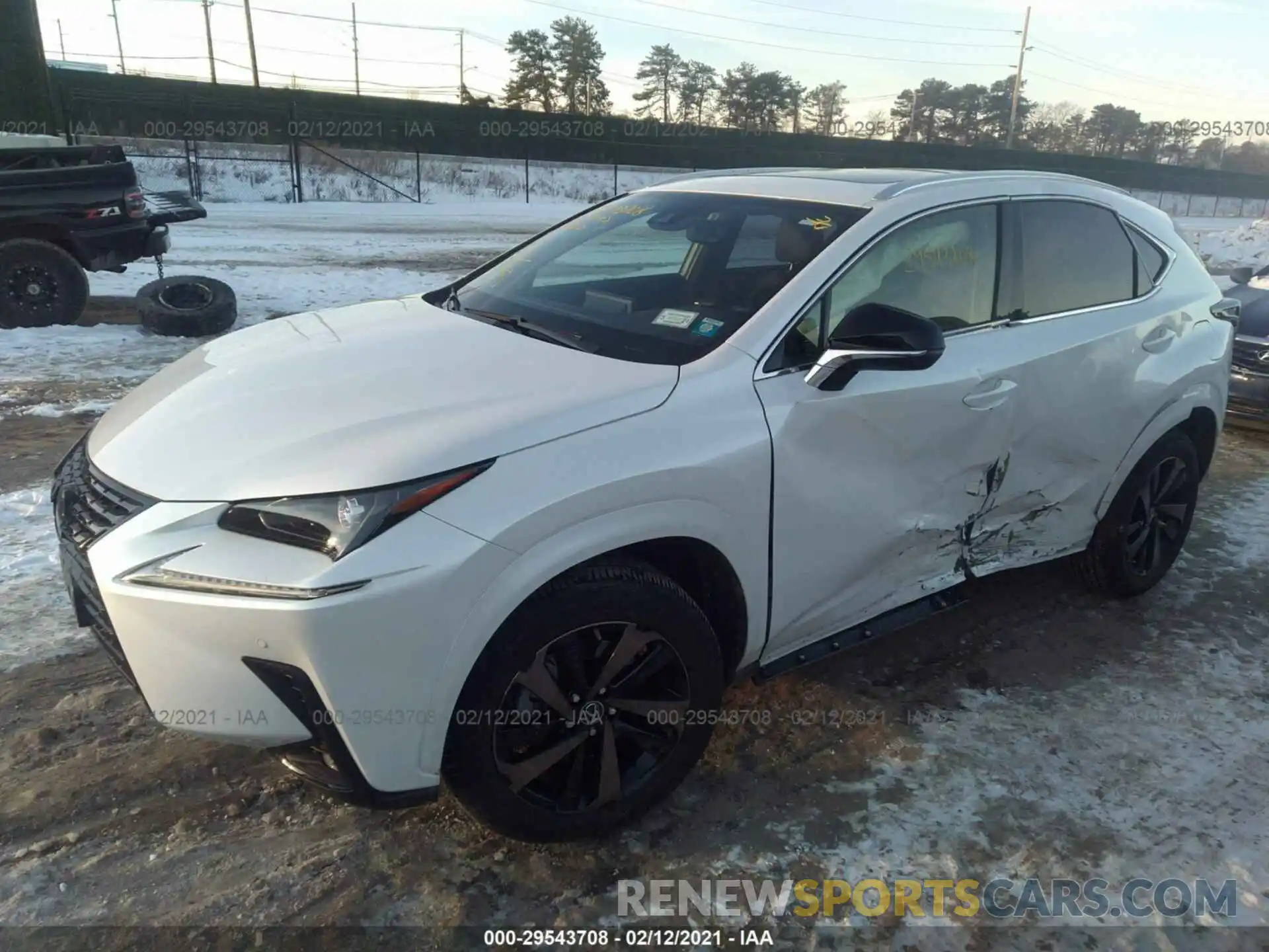 2 Фотография поврежденного автомобиля JTJGARDZ7L2229225 LEXUS NX 2020