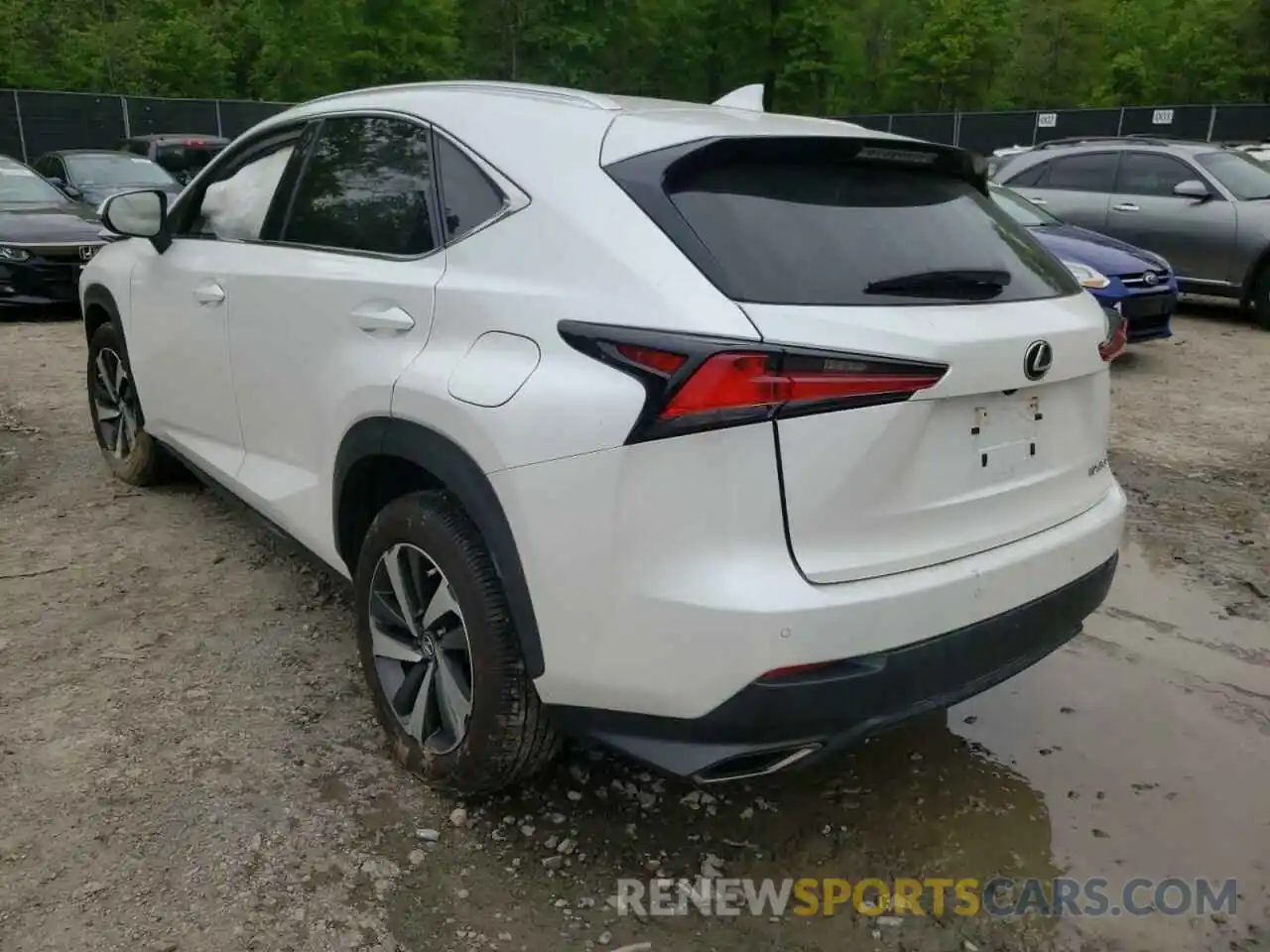 3 Фотография поврежденного автомобиля JTJGARDZ7L5003751 LEXUS NX 2020