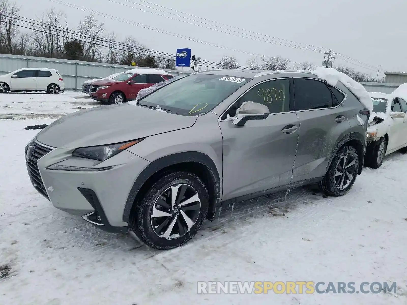 2 Фотография поврежденного автомобиля JTJGARDZ7L5009727 LEXUS NX 2020