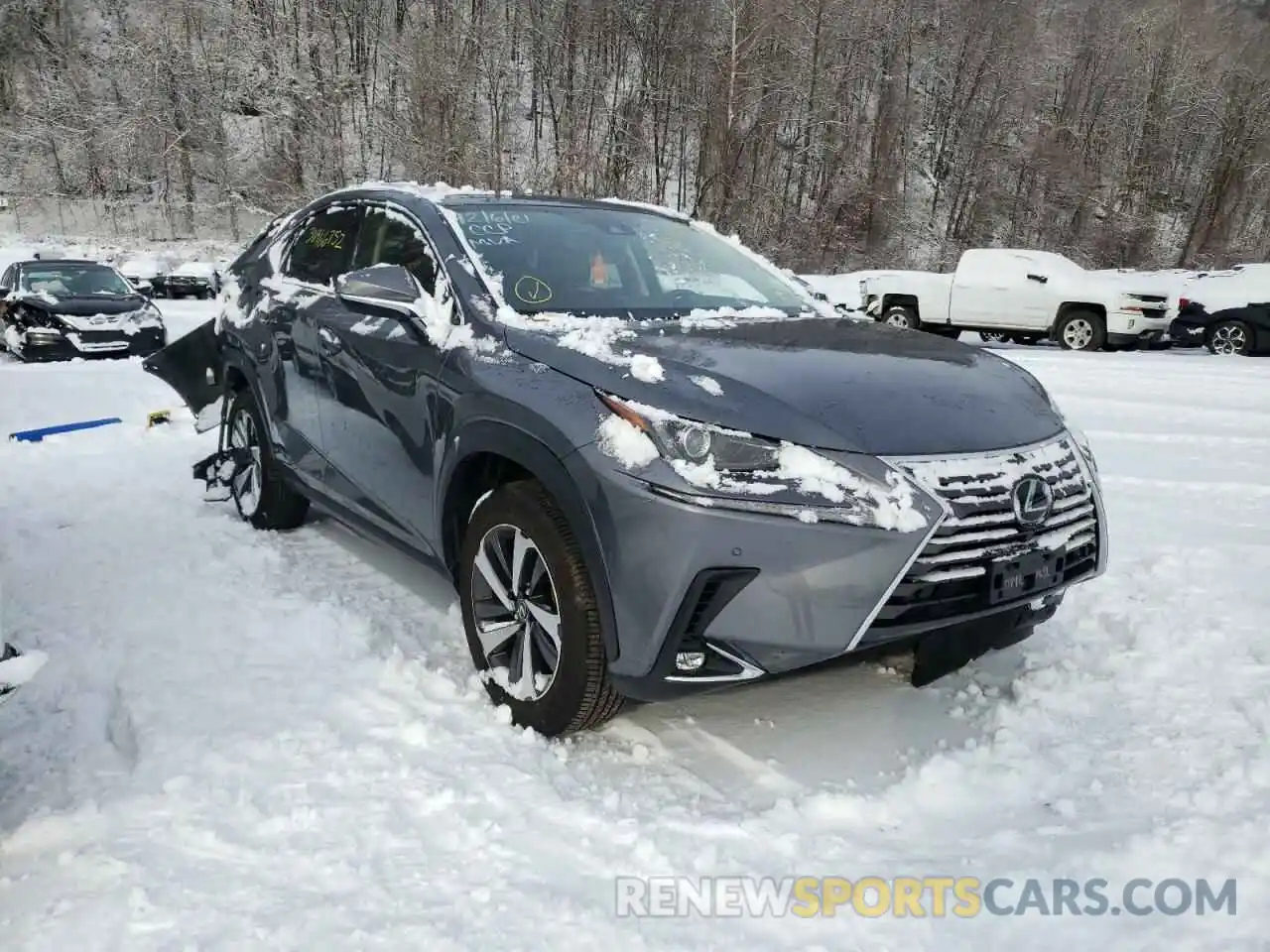 1 Photograph of a damaged car JTJGARDZ7L5010442 LEXUS NX 2020