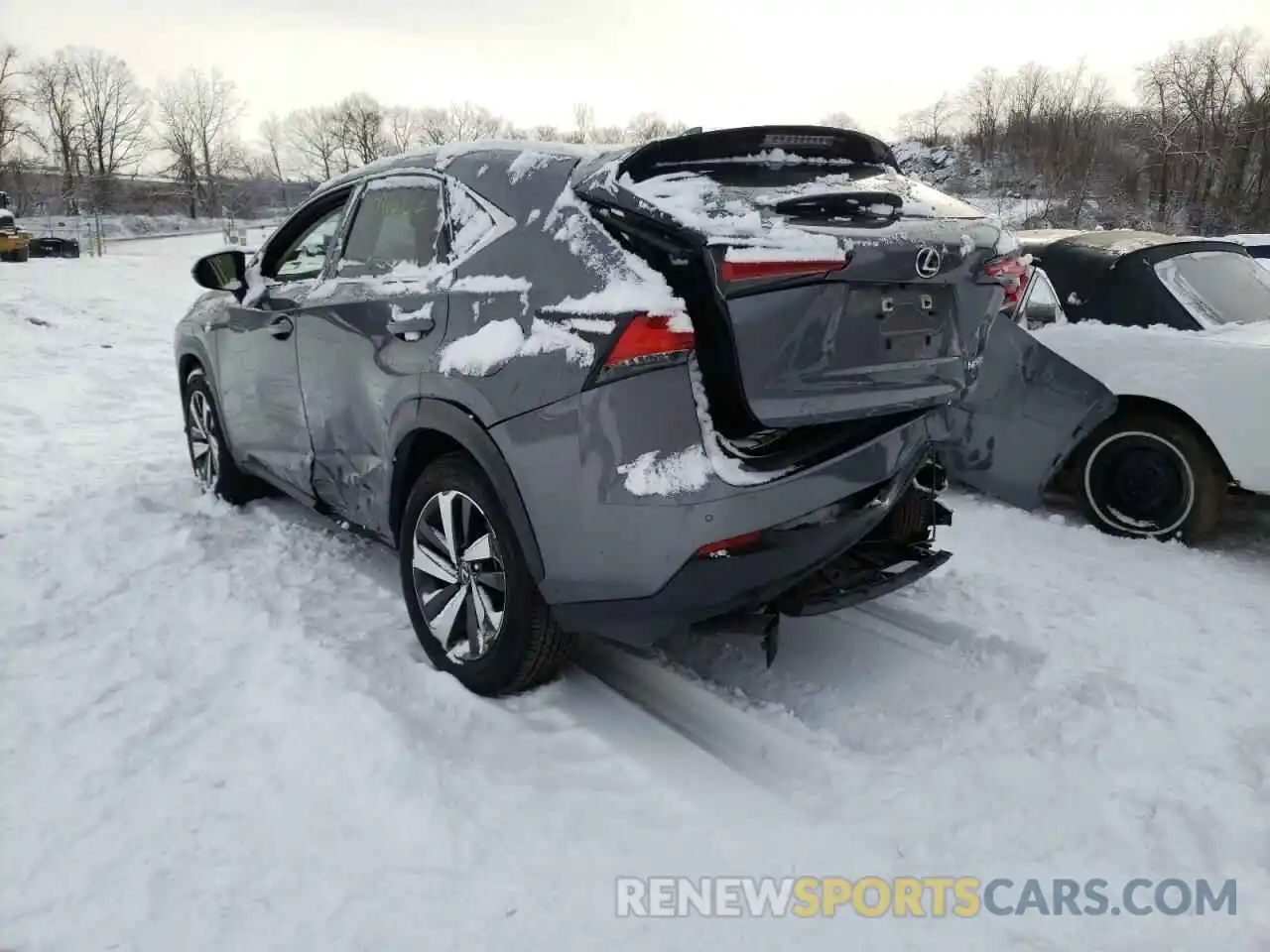 3 Фотография поврежденного автомобиля JTJGARDZ7L5010442 LEXUS NX 2020