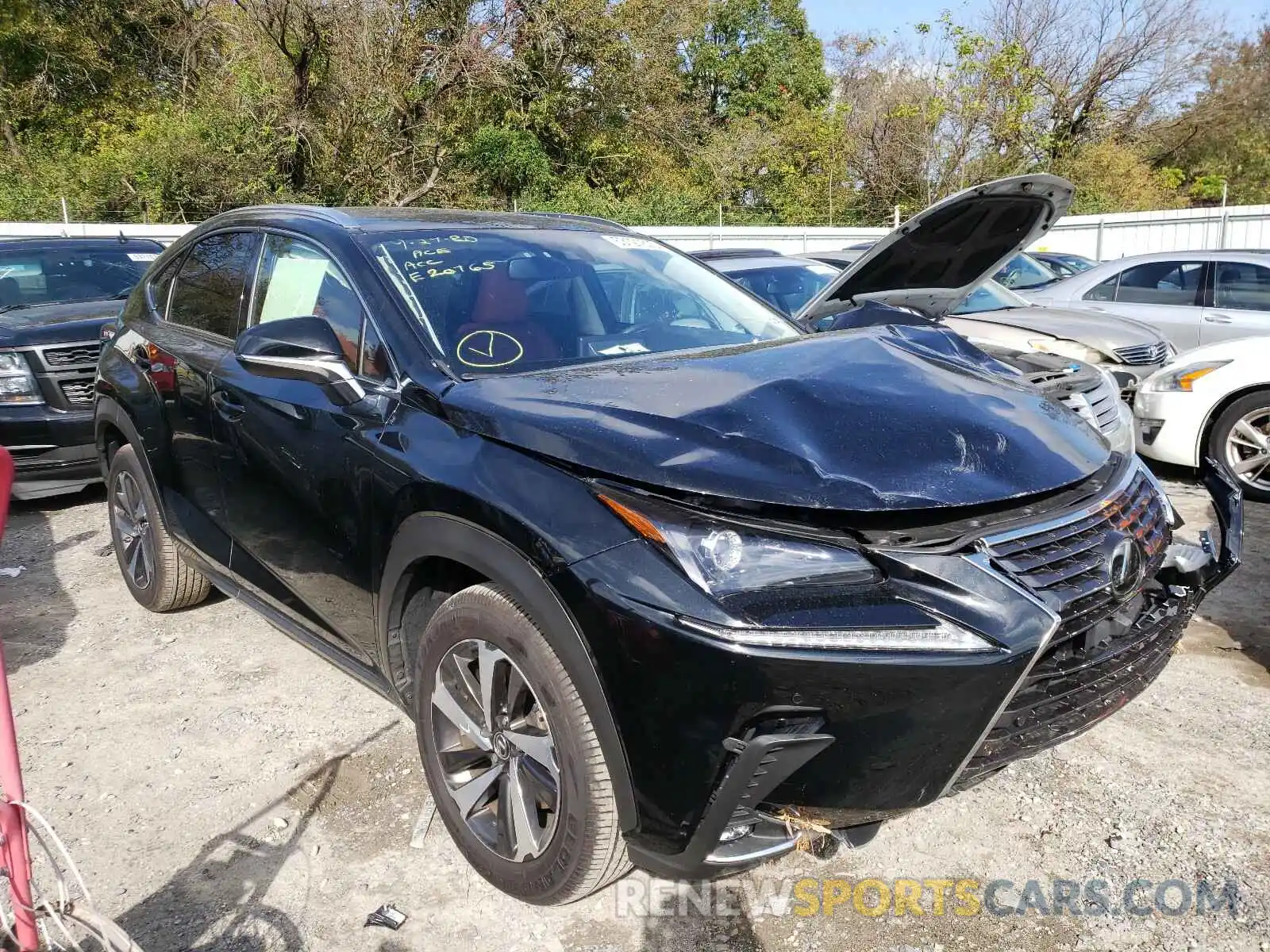 1 Photograph of a damaged car JTJGARDZ7L5010876 LEXUS NX 2020