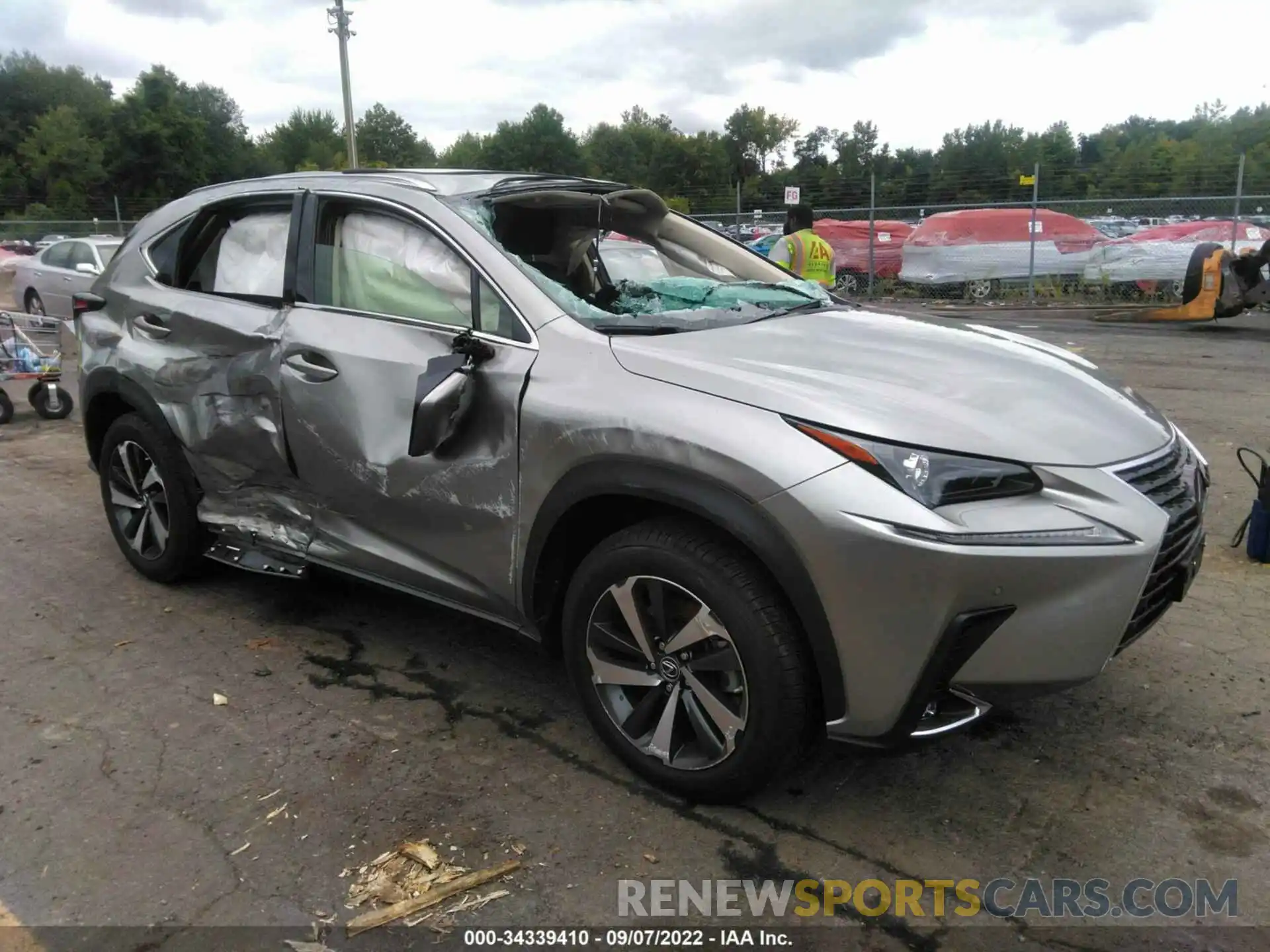 1 Photograph of a damaged car JTJGARDZ7L5012773 LEXUS NX 2020