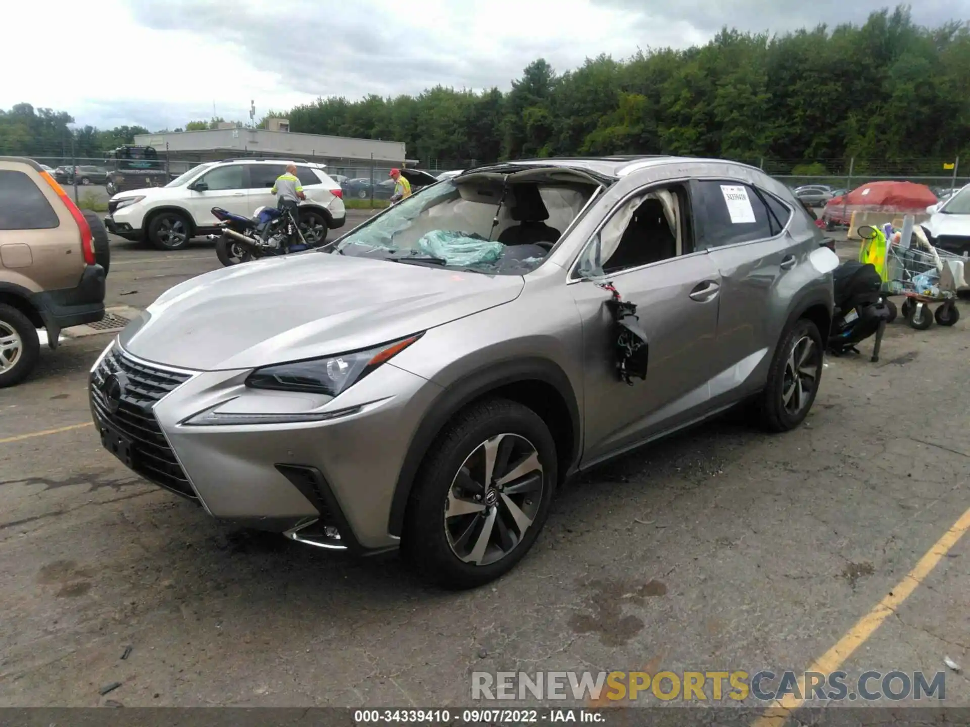 2 Photograph of a damaged car JTJGARDZ7L5012773 LEXUS NX 2020