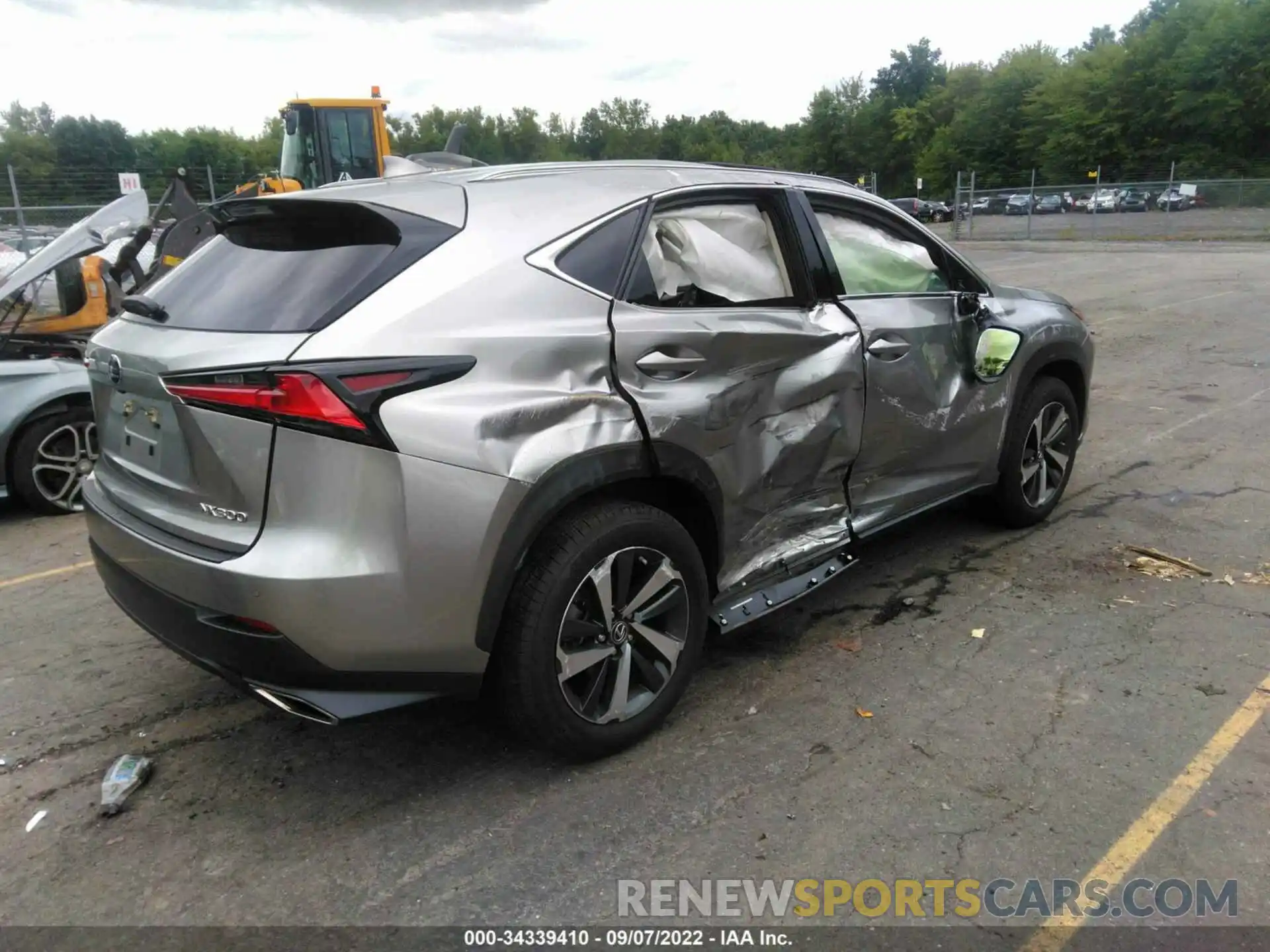 4 Photograph of a damaged car JTJGARDZ7L5012773 LEXUS NX 2020