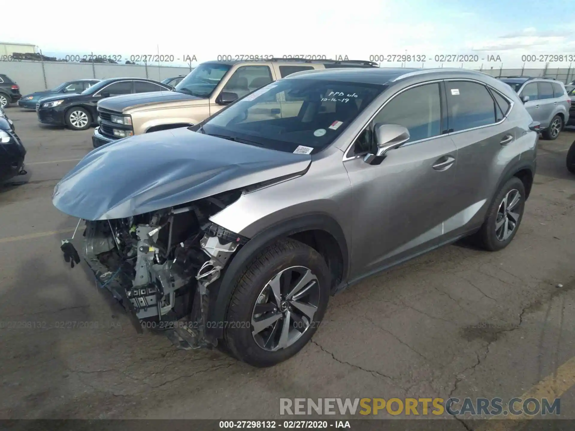 2 Фотография поврежденного автомобиля JTJGARDZ8L2218301 LEXUS NX 2020