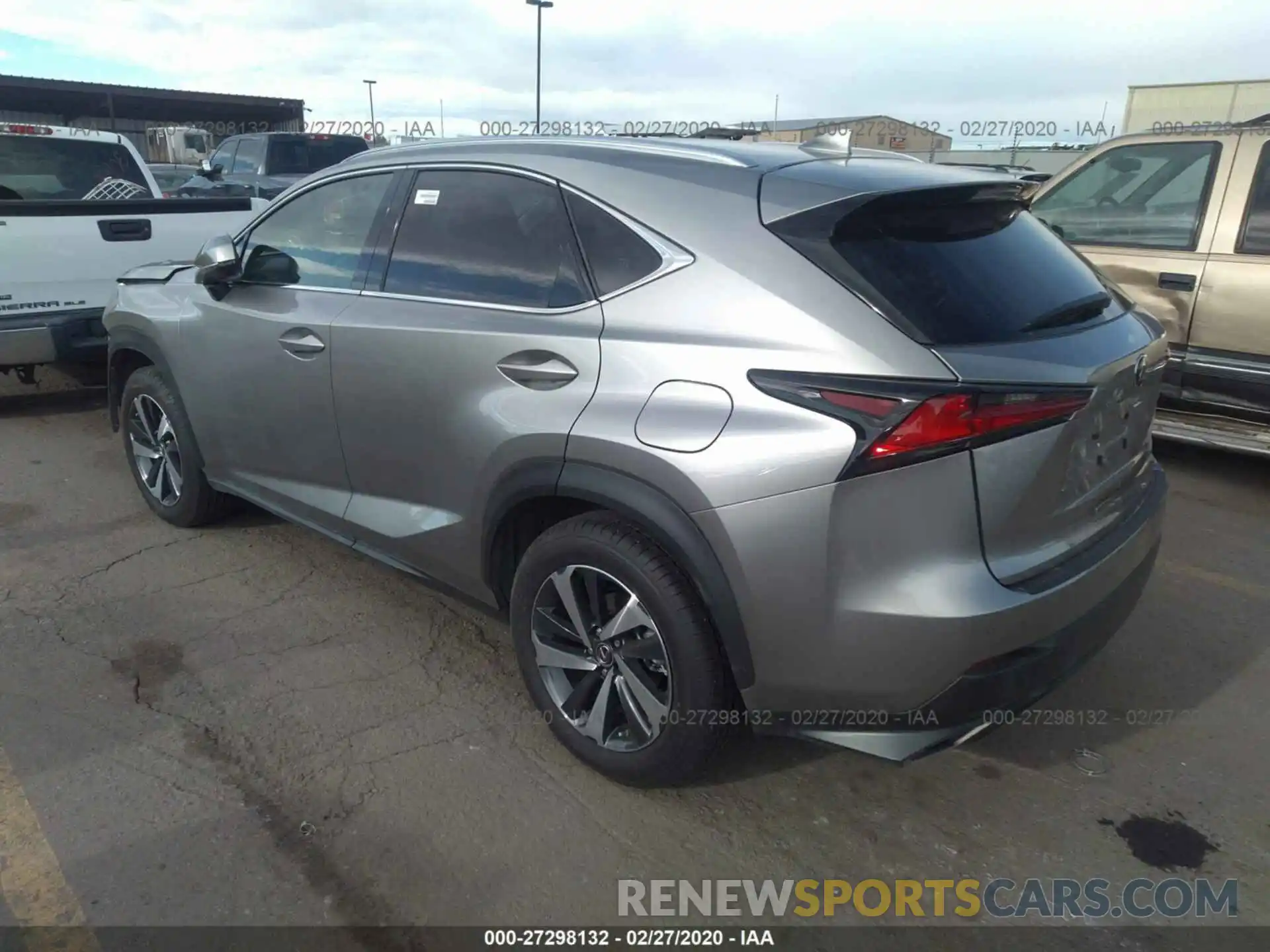 3 Фотография поврежденного автомобиля JTJGARDZ8L2218301 LEXUS NX 2020