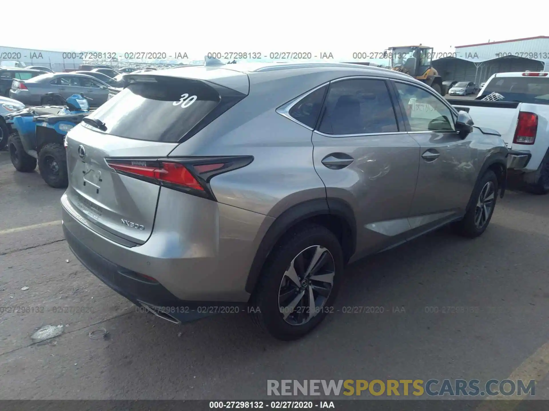 4 Фотография поврежденного автомобиля JTJGARDZ8L2218301 LEXUS NX 2020