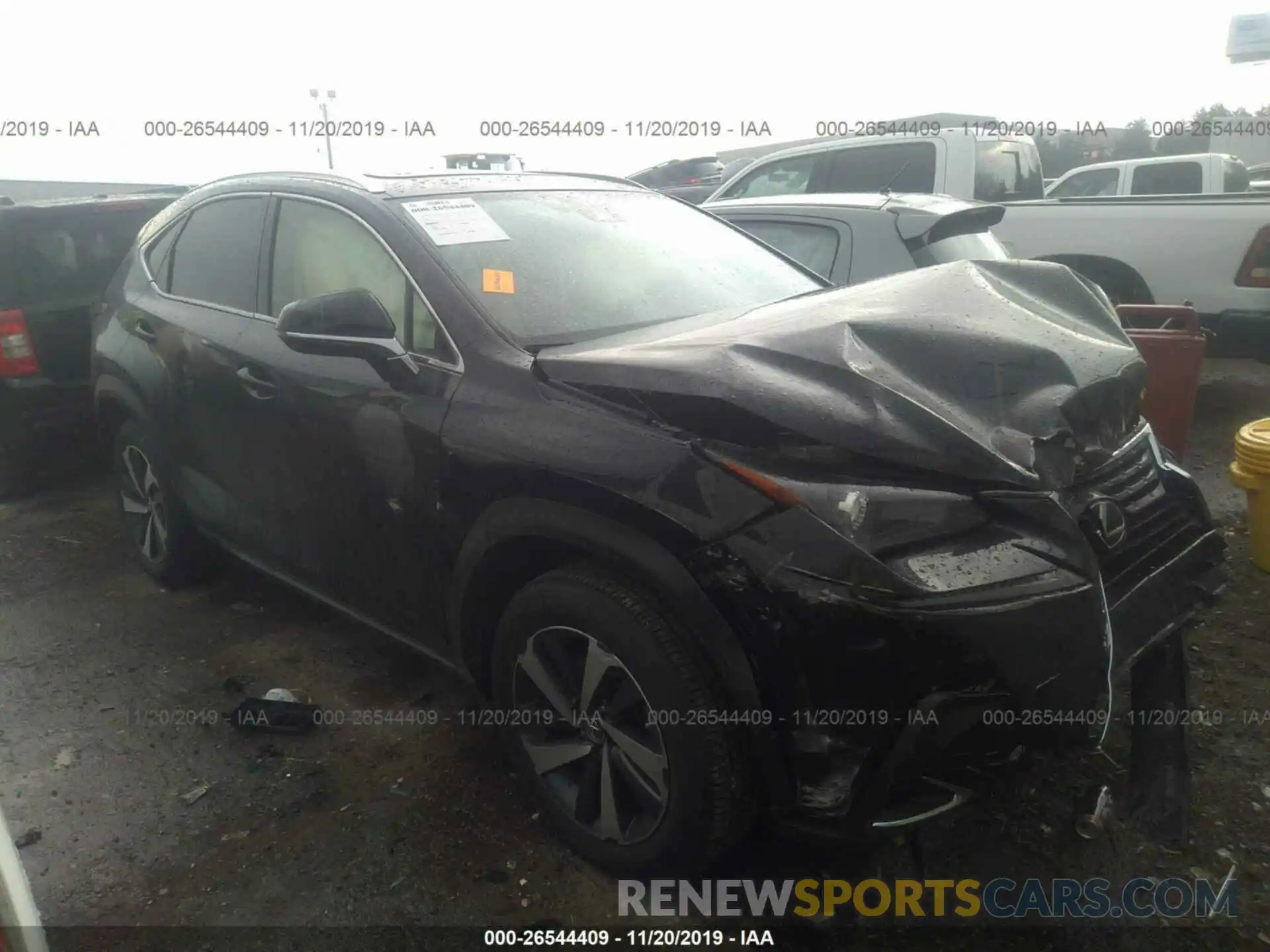 1 Photograph of a damaged car JTJGARDZ8L2221862 LEXUS NX 2020