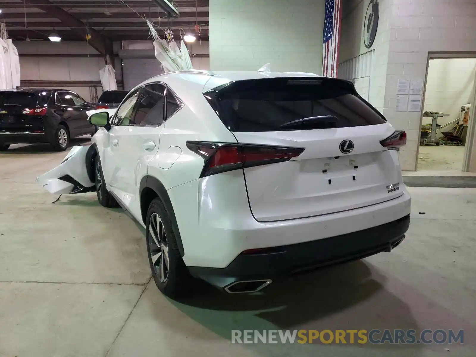 3 Фотография поврежденного автомобиля JTJGARDZ8L5000664 LEXUS NX 2020