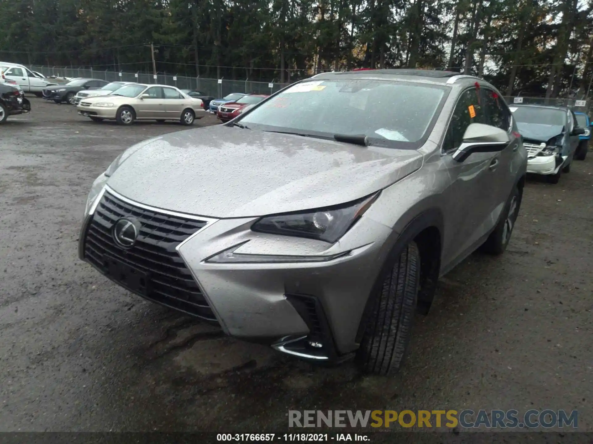 2 Фотография поврежденного автомобиля JTJGARDZ8L5001412 LEXUS NX 2020