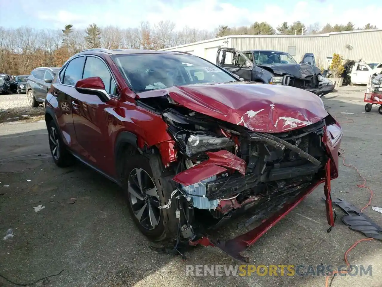 1 Photograph of a damaged car JTJGARDZ8L5001572 LEXUS NX 2020