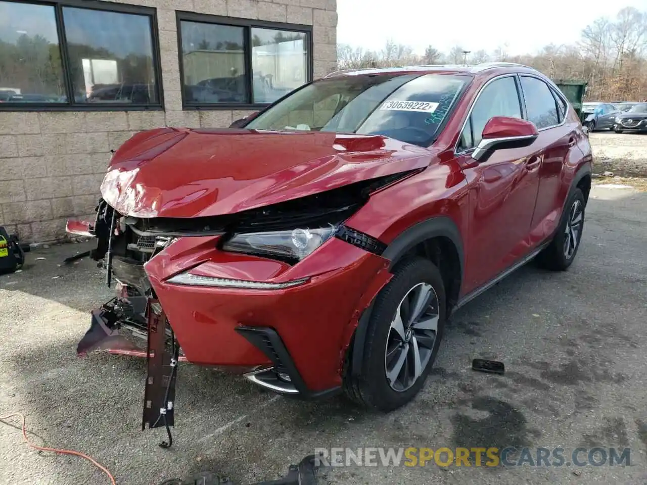 2 Фотография поврежденного автомобиля JTJGARDZ8L5001572 LEXUS NX 2020