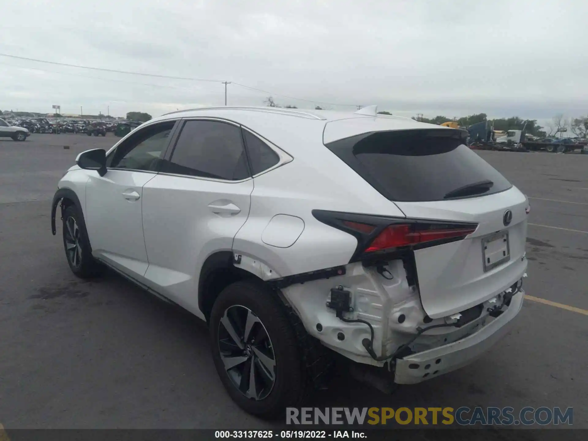 3 Photograph of a damaged car JTJGARDZ8L5011518 LEXUS NX 2020