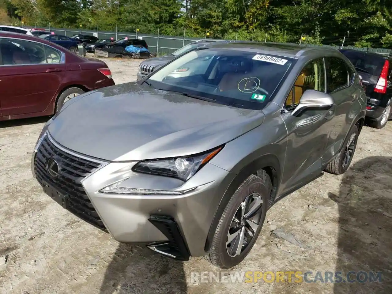 2 Photograph of a damaged car JTJGARDZ8L5012541 LEXUS NX 2020