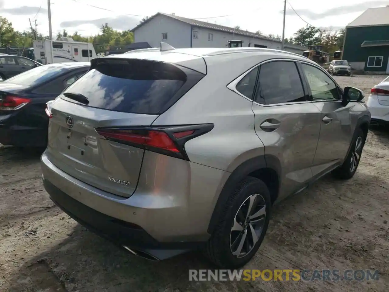 4 Photograph of a damaged car JTJGARDZ8L5012541 LEXUS NX 2020