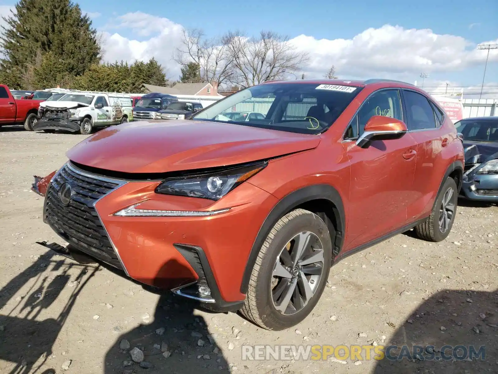 2 Photograph of a damaged car JTJGARDZ9L2221921 LEXUS NX 2020