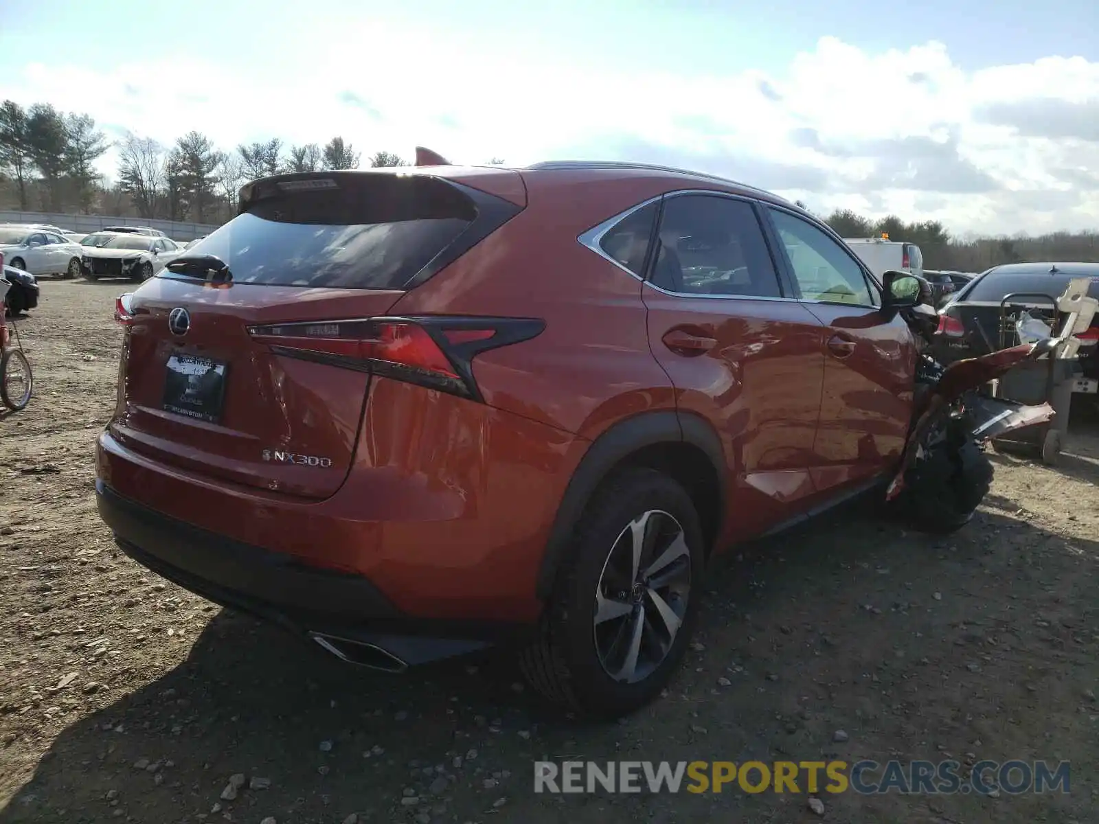 4 Photograph of a damaged car JTJGARDZ9L2221921 LEXUS NX 2020