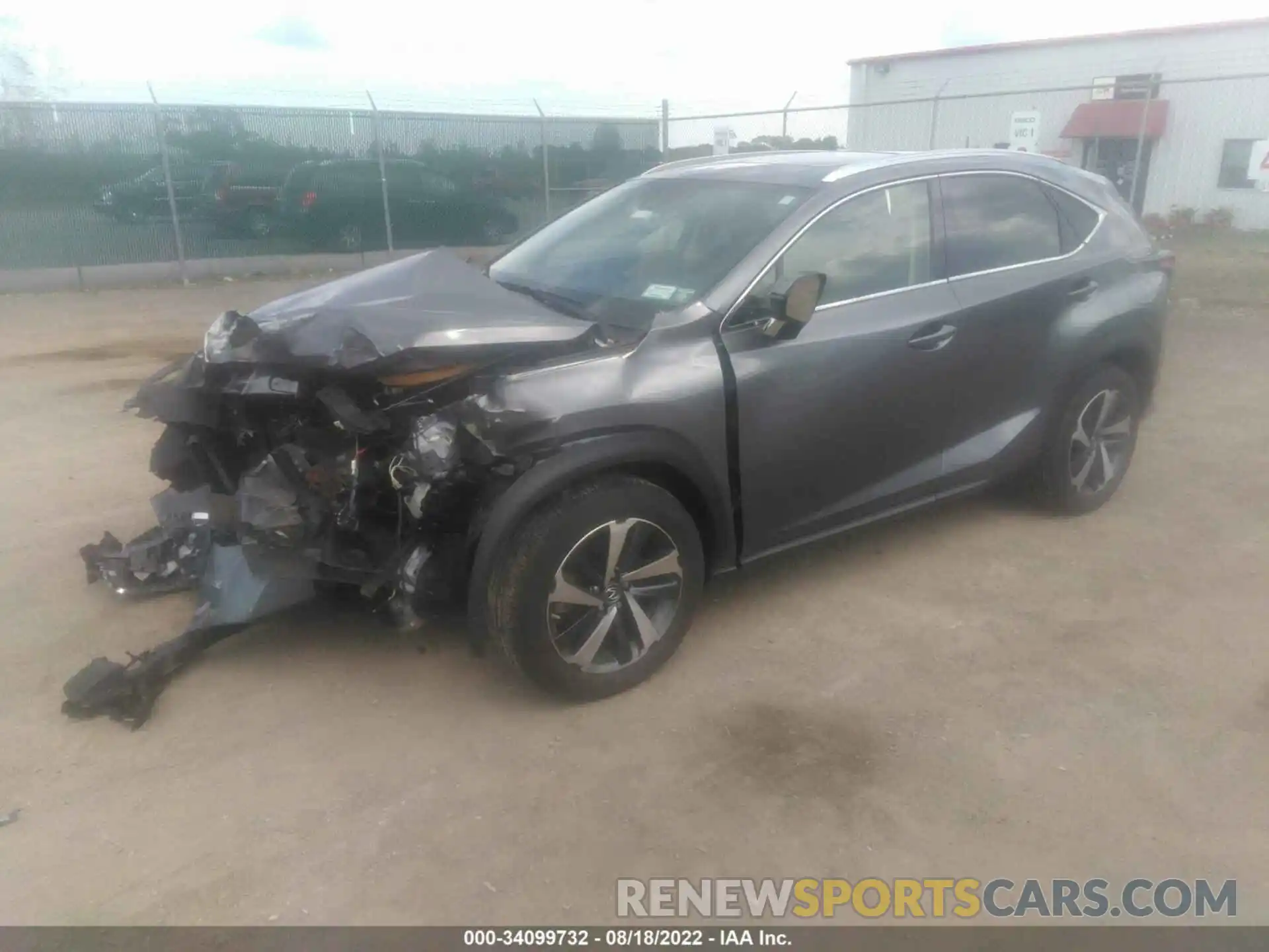 2 Photograph of a damaged car JTJGARDZ9L2223684 LEXUS NX 2020