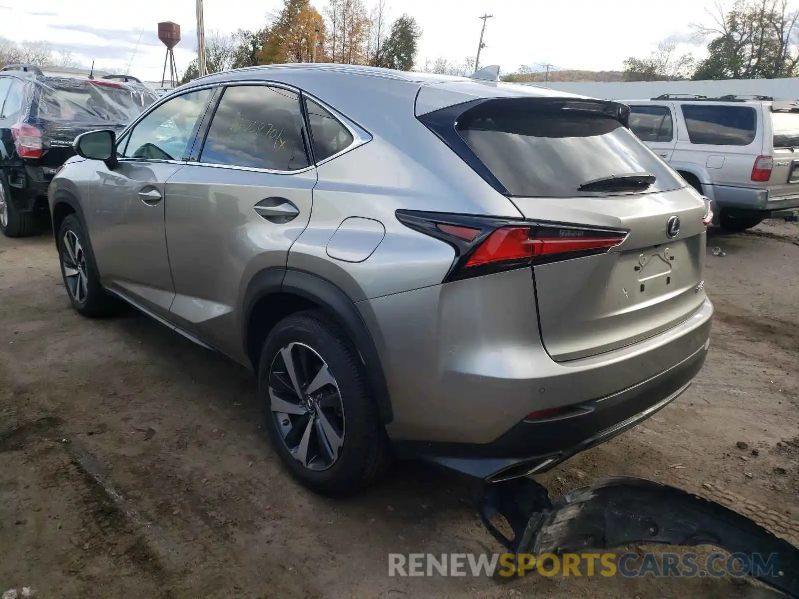 3 Фотография поврежденного автомобиля JTJGARDZ9L2224379 LEXUS NX 2020