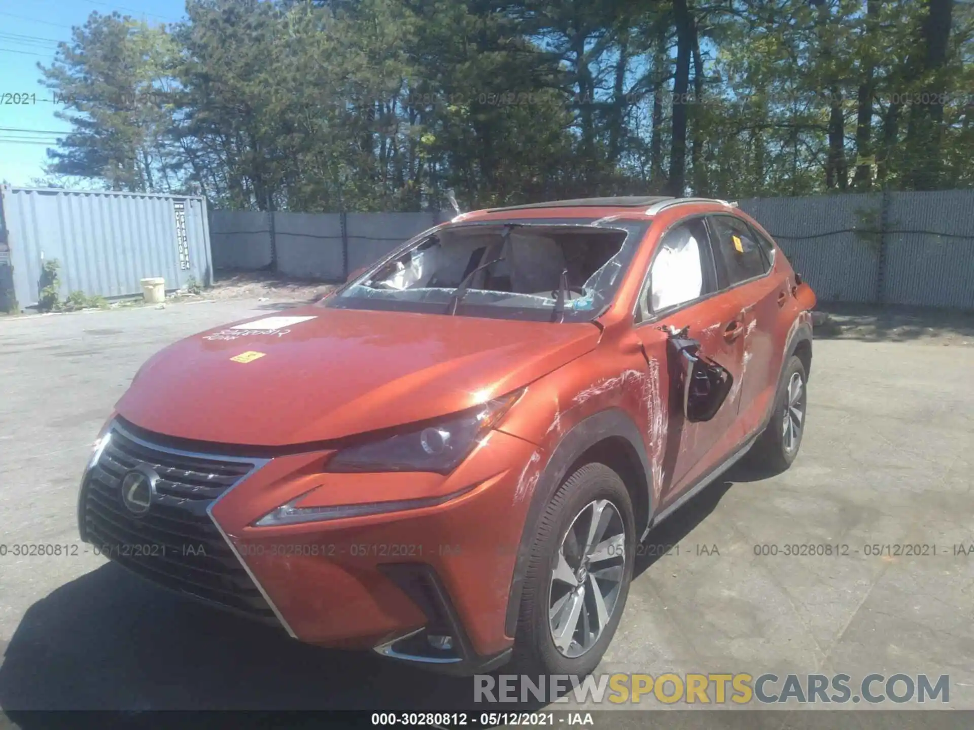 2 Фотография поврежденного автомобиля JTJGARDZ9L2234118 LEXUS NX 2020