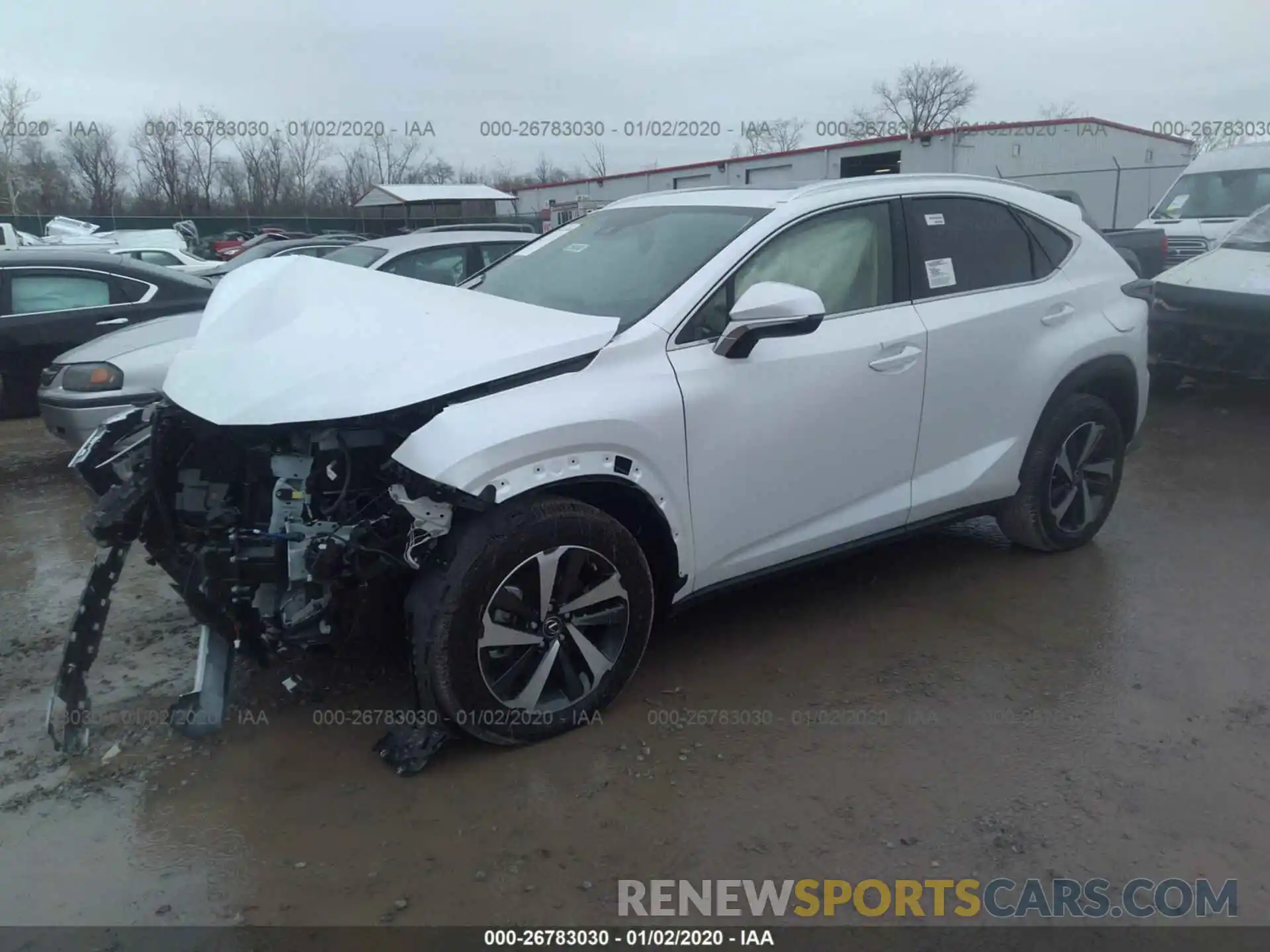 2 Photograph of a damaged car JTJGARDZ9L5004710 LEXUS NX 2020