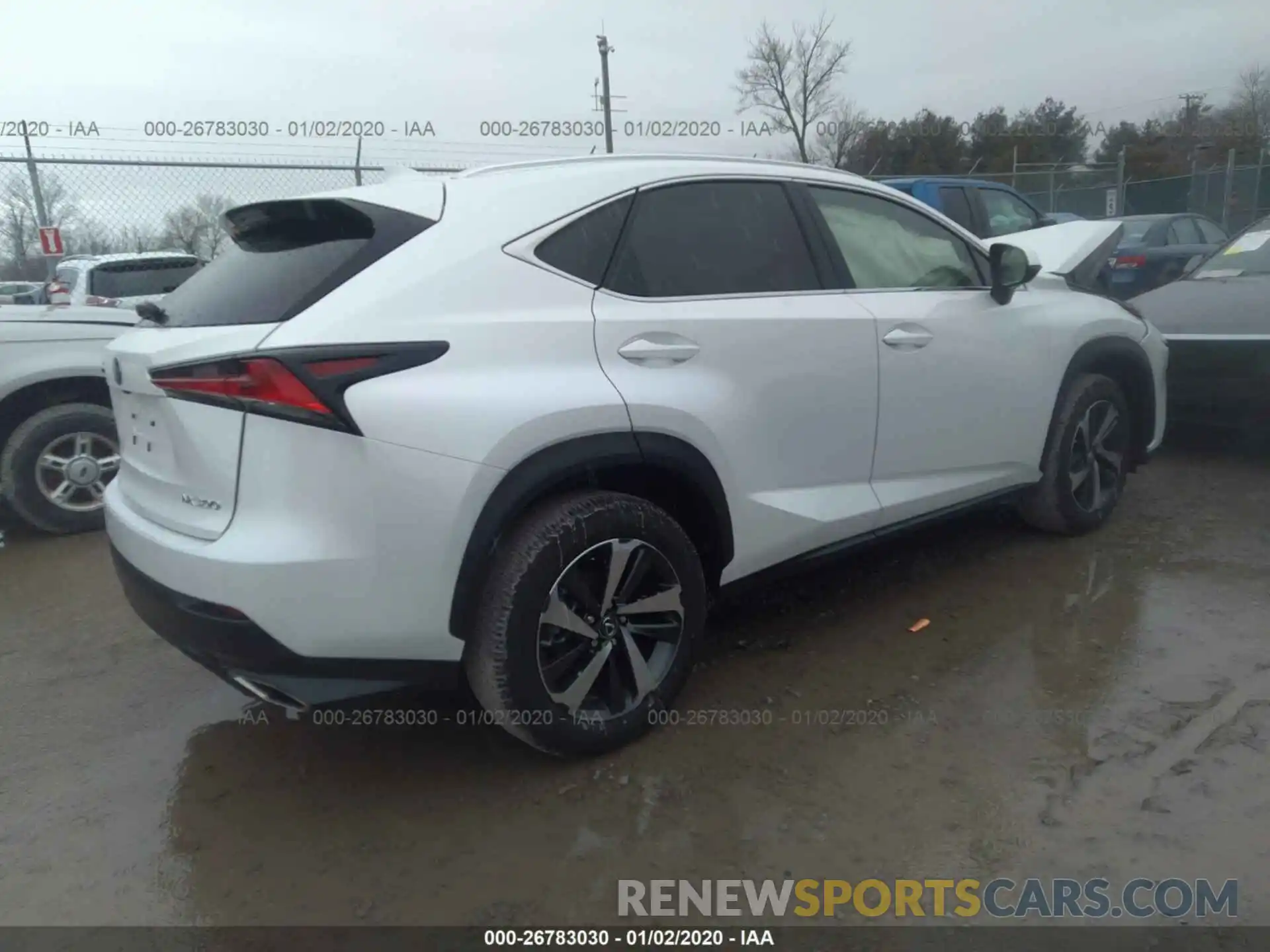 4 Фотография поврежденного автомобиля JTJGARDZ9L5004710 LEXUS NX 2020