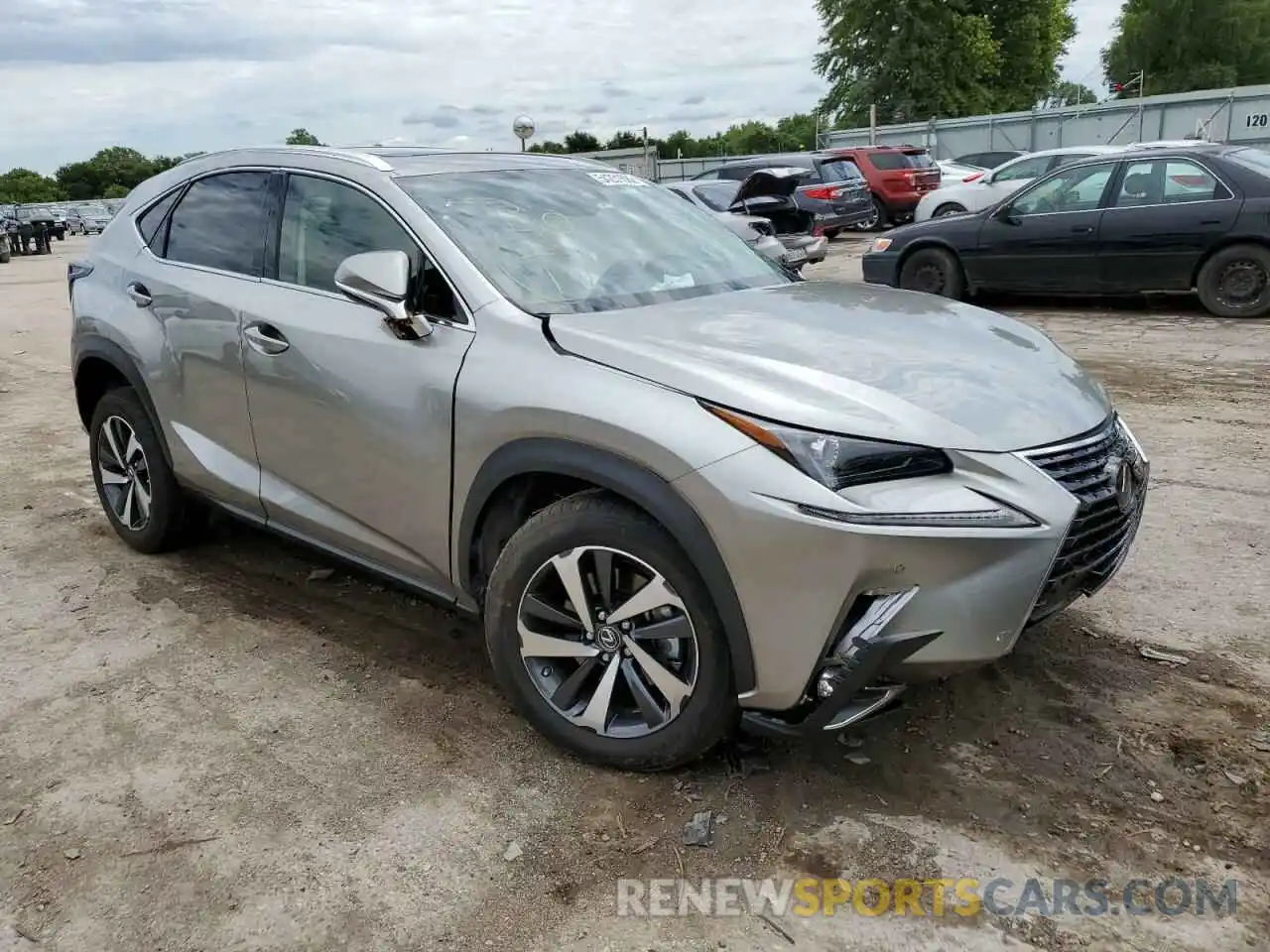 1 Photograph of a damaged car JTJGARDZ9L5006487 LEXUS NX 2020