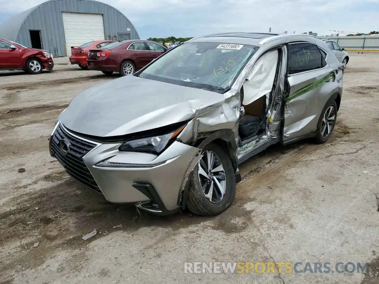 2 Photograph of a damaged car JTJGARDZ9L5006487 LEXUS NX 2020