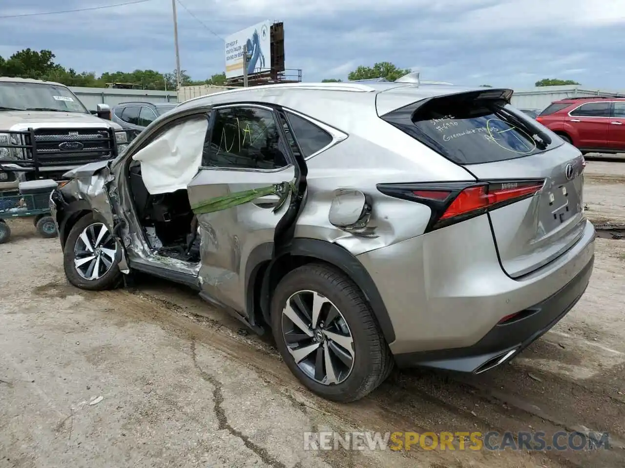 3 Photograph of a damaged car JTJGARDZ9L5006487 LEXUS NX 2020