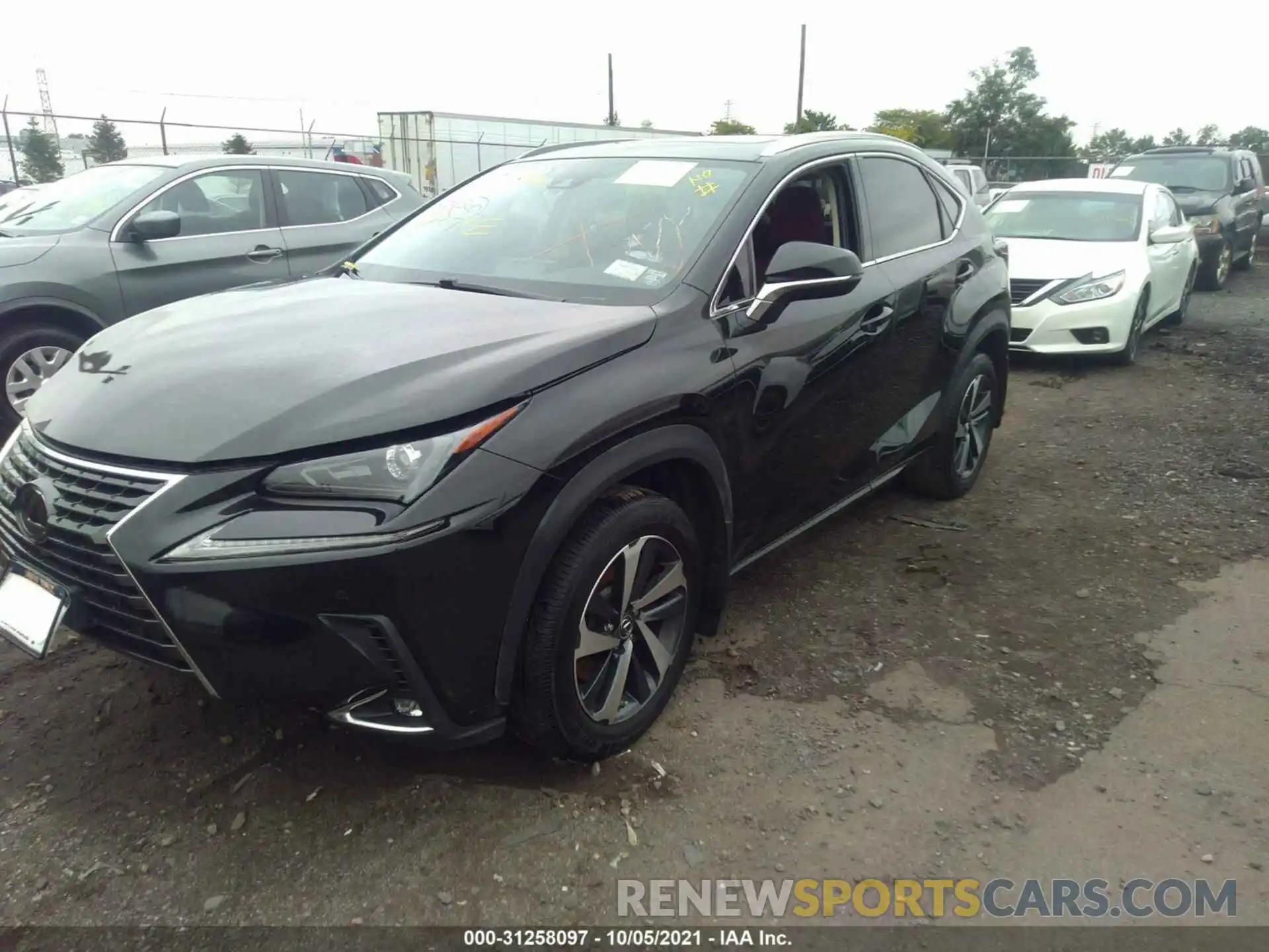 2 Фотография поврежденного автомобиля JTJGARDZ9L5015870 LEXUS NX 2020