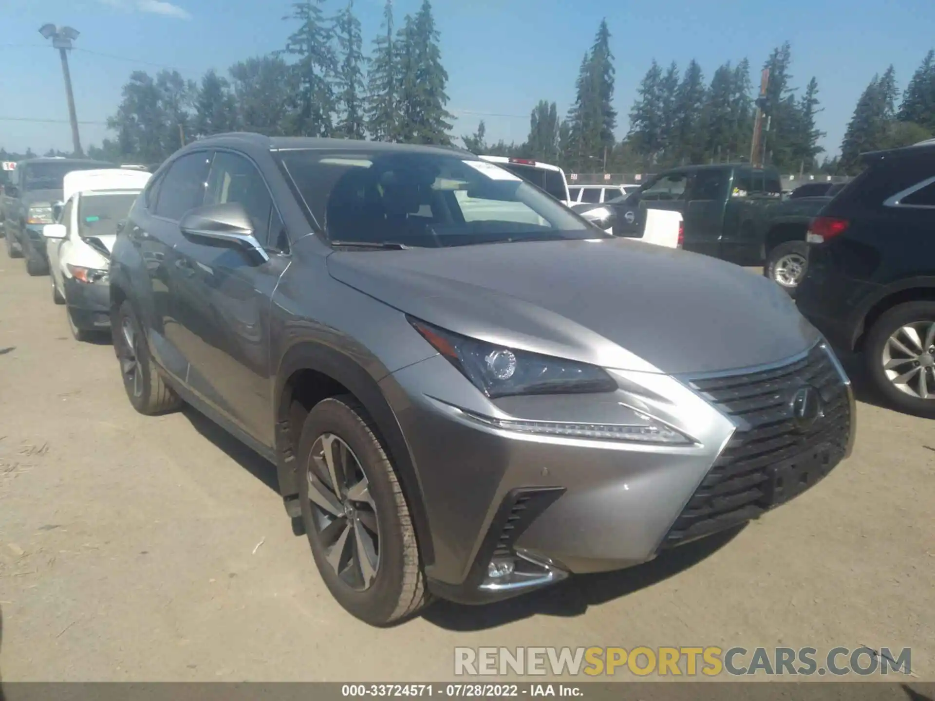 1 Photograph of a damaged car JTJGARDZ9L5016405 LEXUS NX 2020