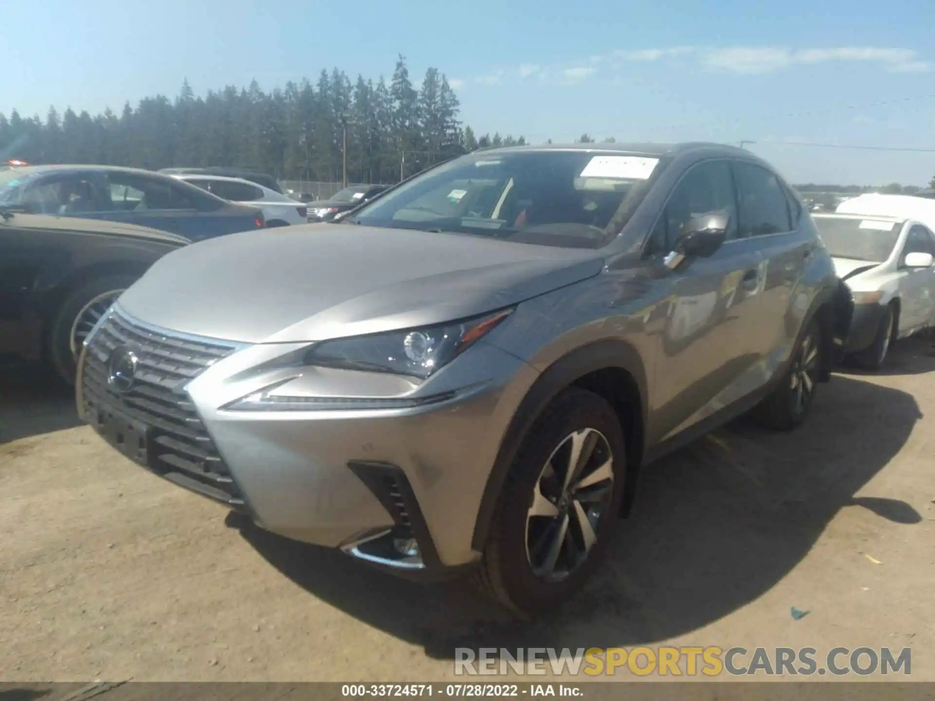 2 Photograph of a damaged car JTJGARDZ9L5016405 LEXUS NX 2020