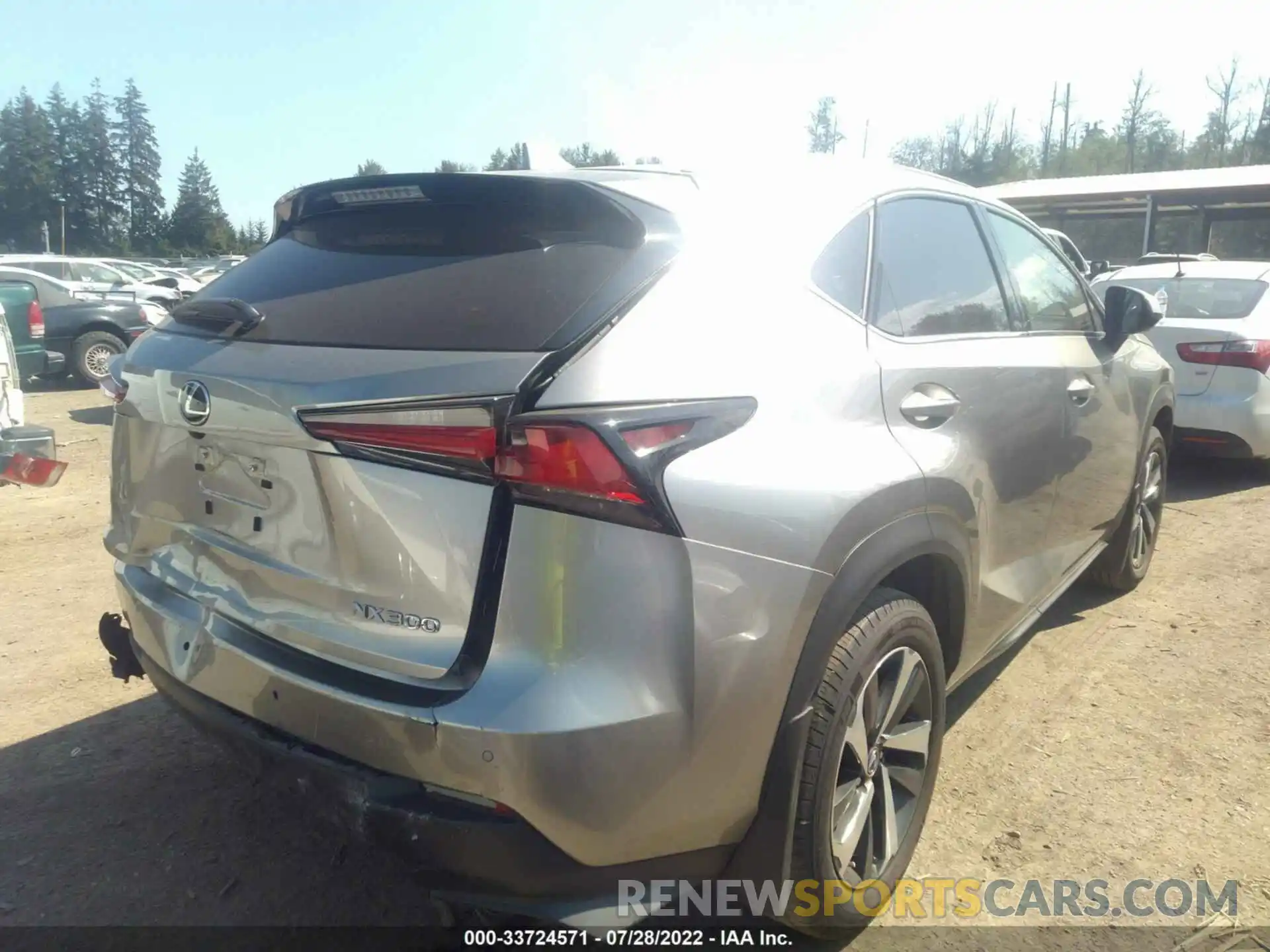 4 Photograph of a damaged car JTJGARDZ9L5016405 LEXUS NX 2020