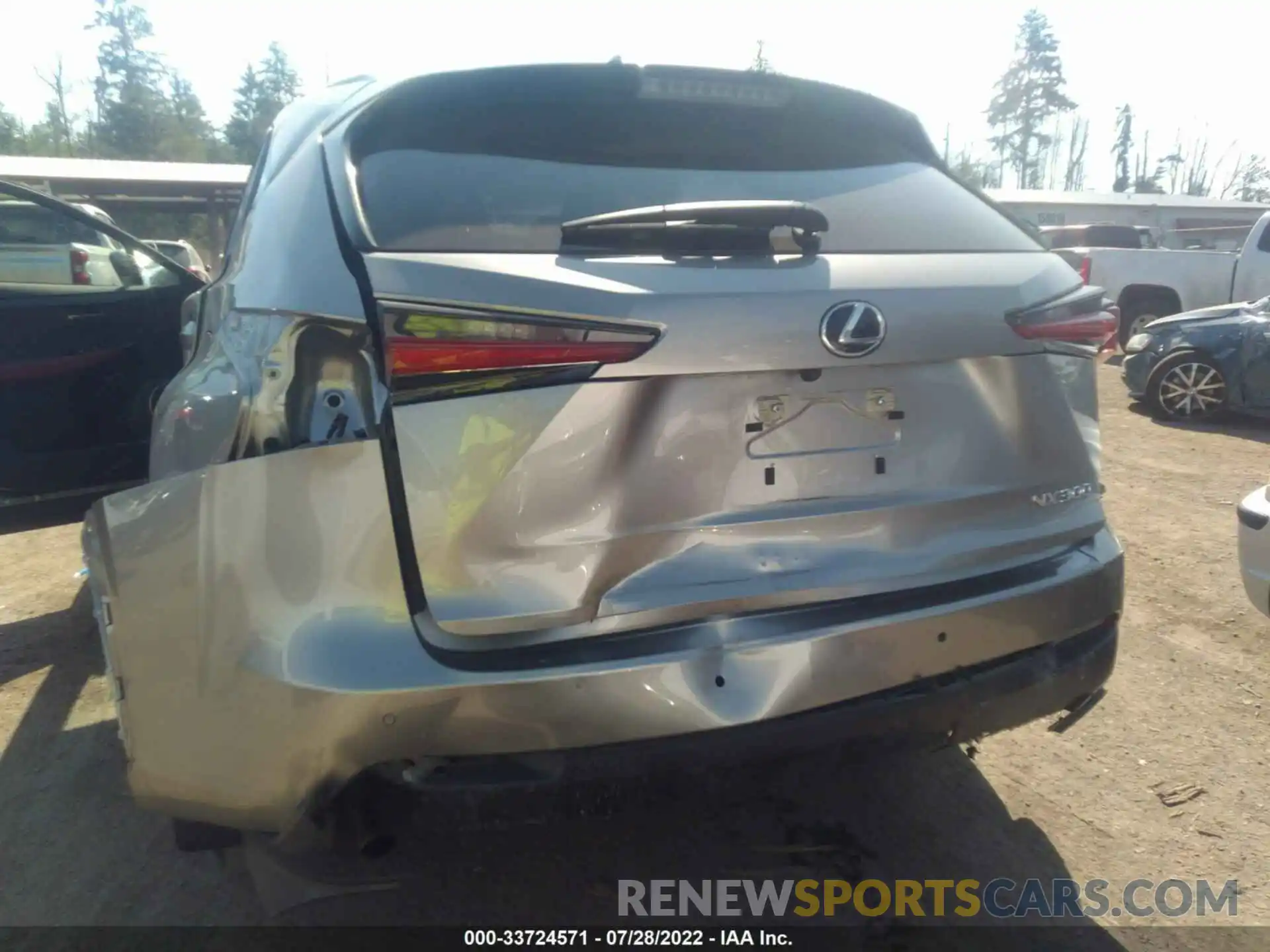 6 Photograph of a damaged car JTJGARDZ9L5016405 LEXUS NX 2020