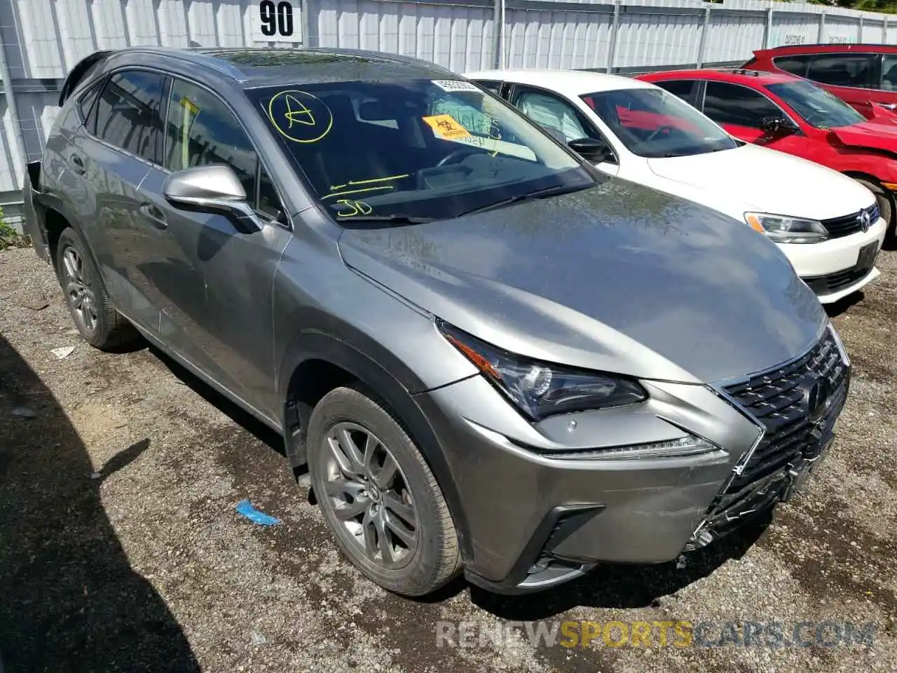 1 Фотография поврежденного автомобиля JTJGARDZ9L5017232 LEXUS NX 2020