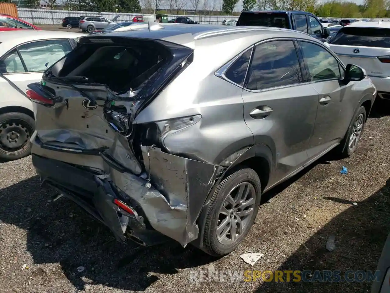 4 Photograph of a damaged car JTJGARDZ9L5017232 LEXUS NX 2020