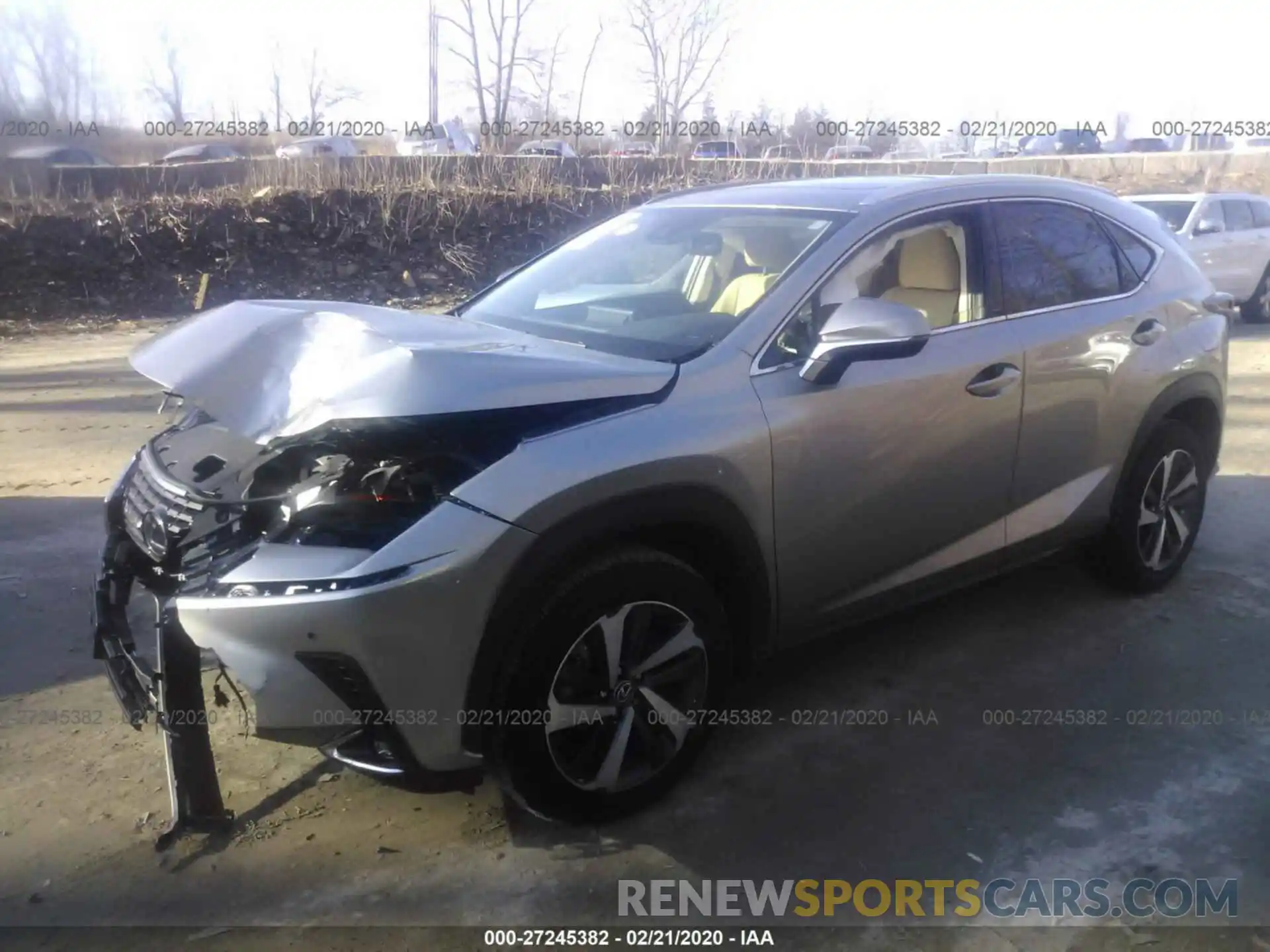 2 Фотография поврежденного автомобиля JTJGARDZXL2219403 LEXUS NX 2020