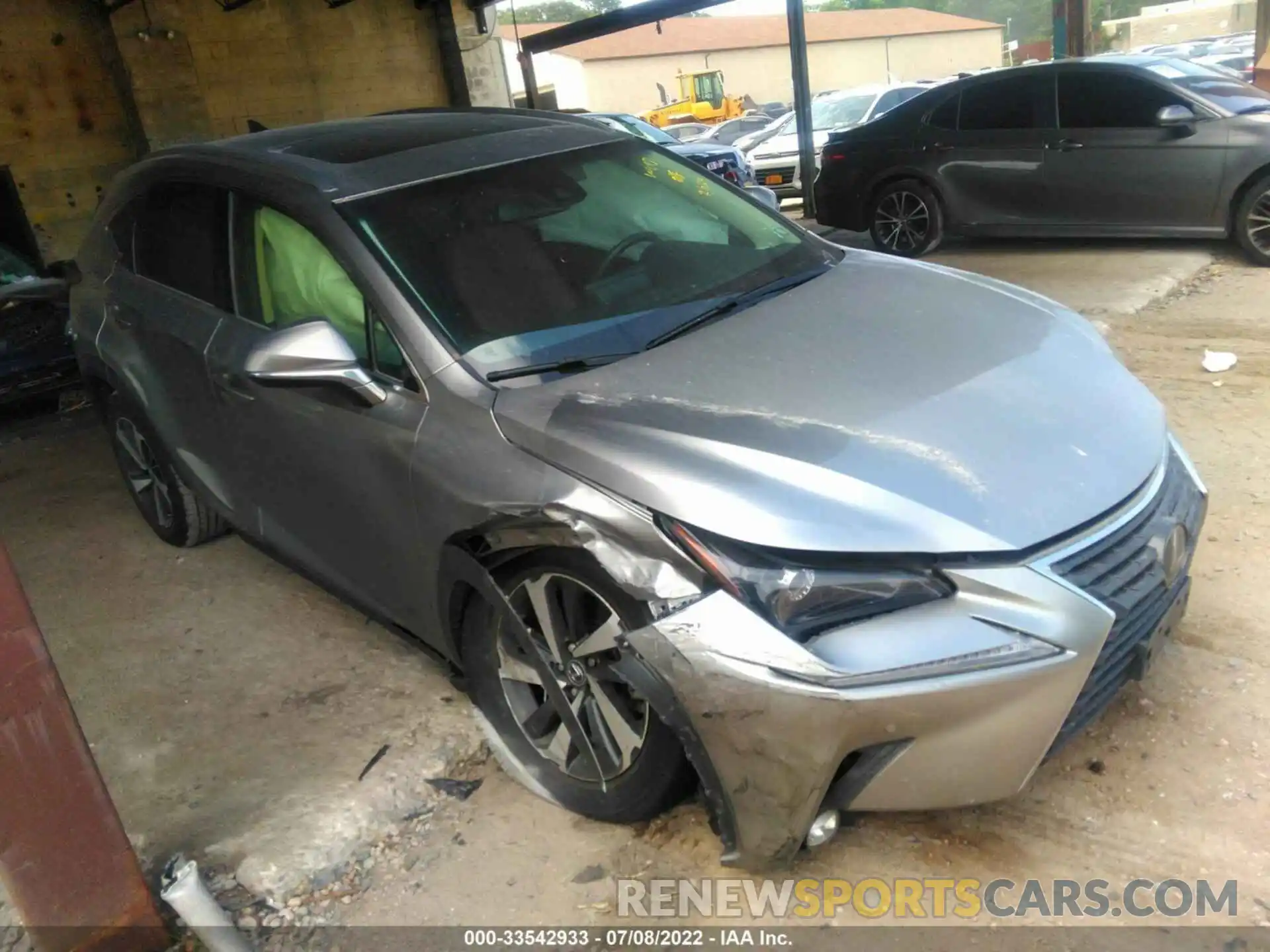 1 Photograph of a damaged car JTJGARDZXL2227288 LEXUS NX 2020