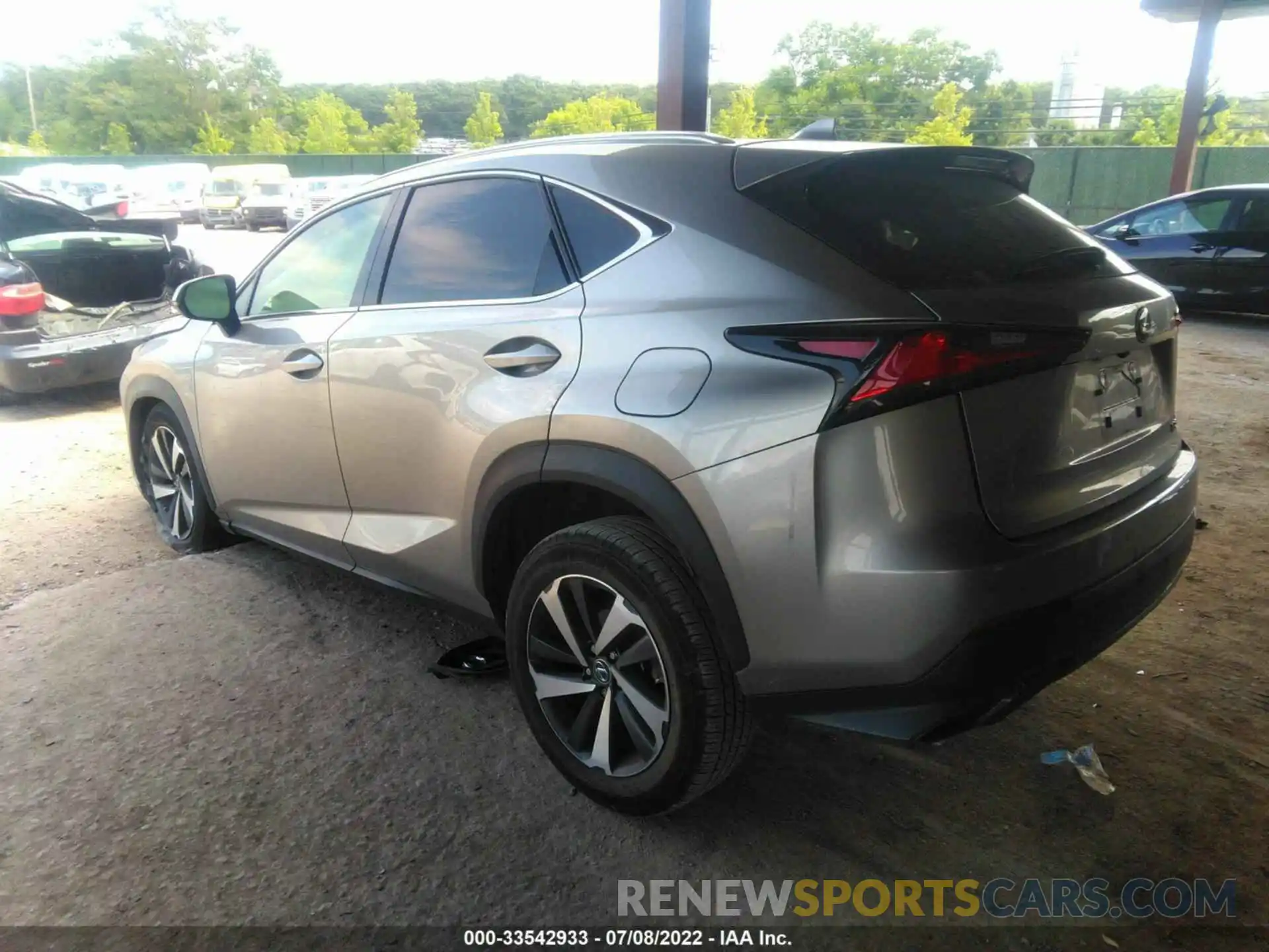 3 Photograph of a damaged car JTJGARDZXL2227288 LEXUS NX 2020