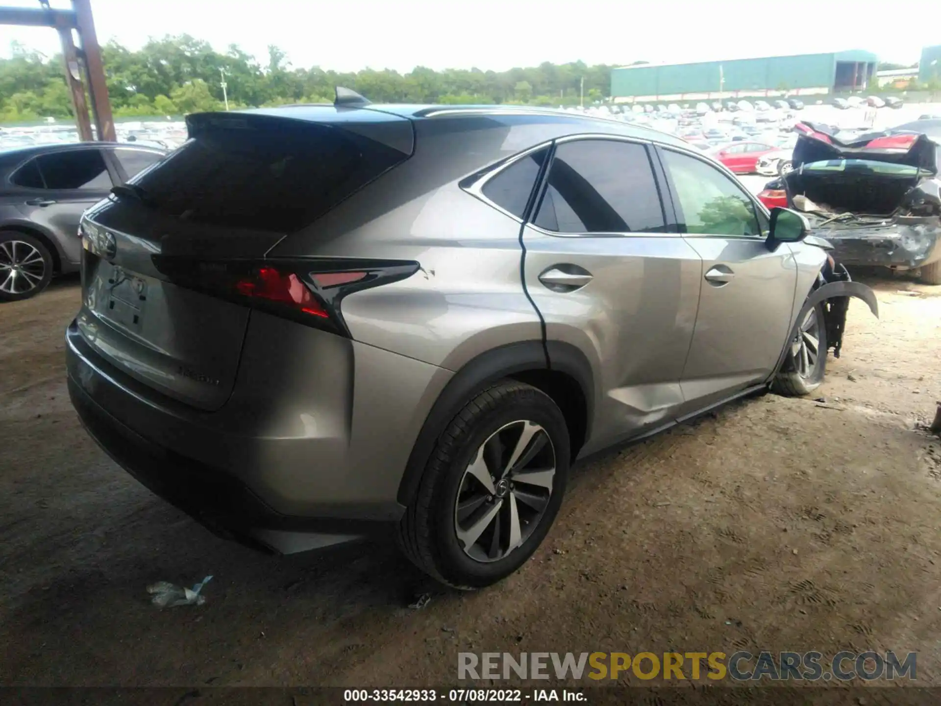 4 Photograph of a damaged car JTJGARDZXL2227288 LEXUS NX 2020