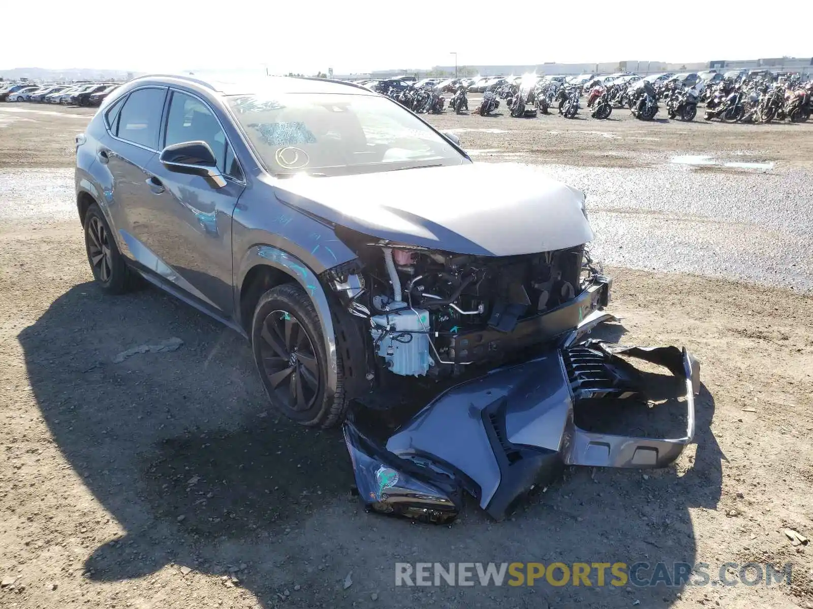 1 Photograph of a damaged car JTJGARDZXL2230675 LEXUS NX 2020