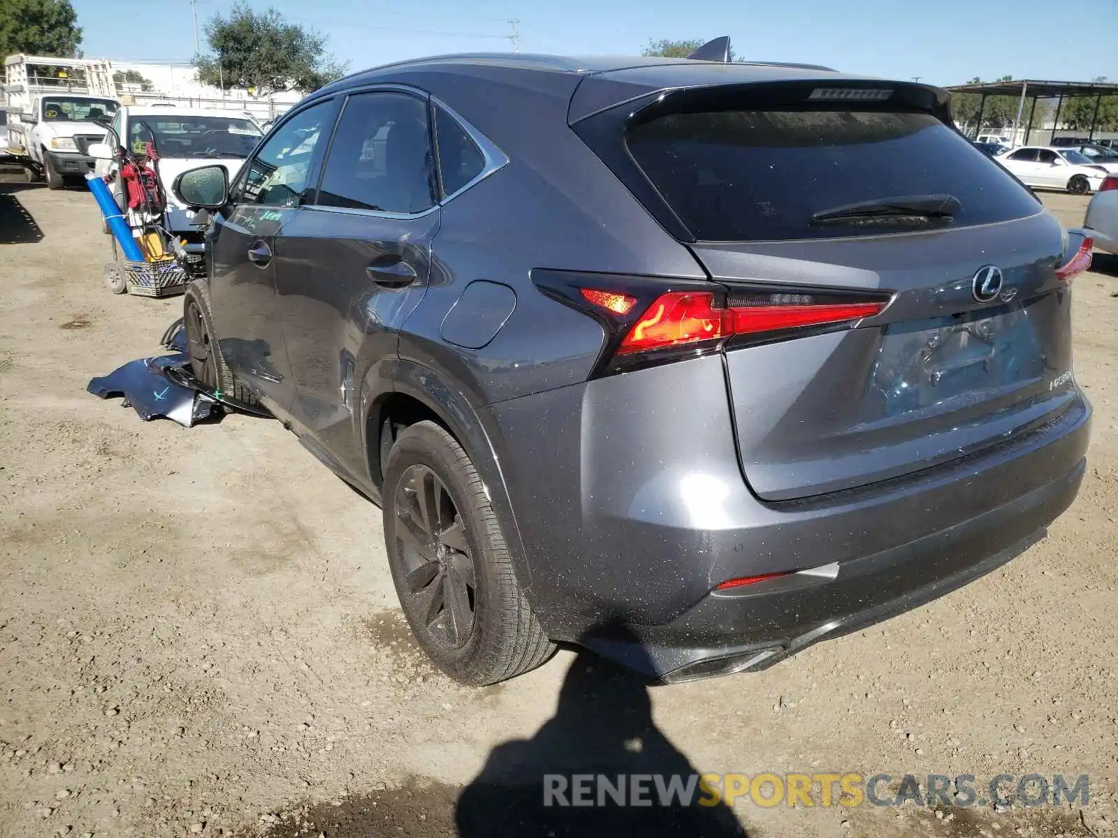 3 Photograph of a damaged car JTJGARDZXL2230675 LEXUS NX 2020